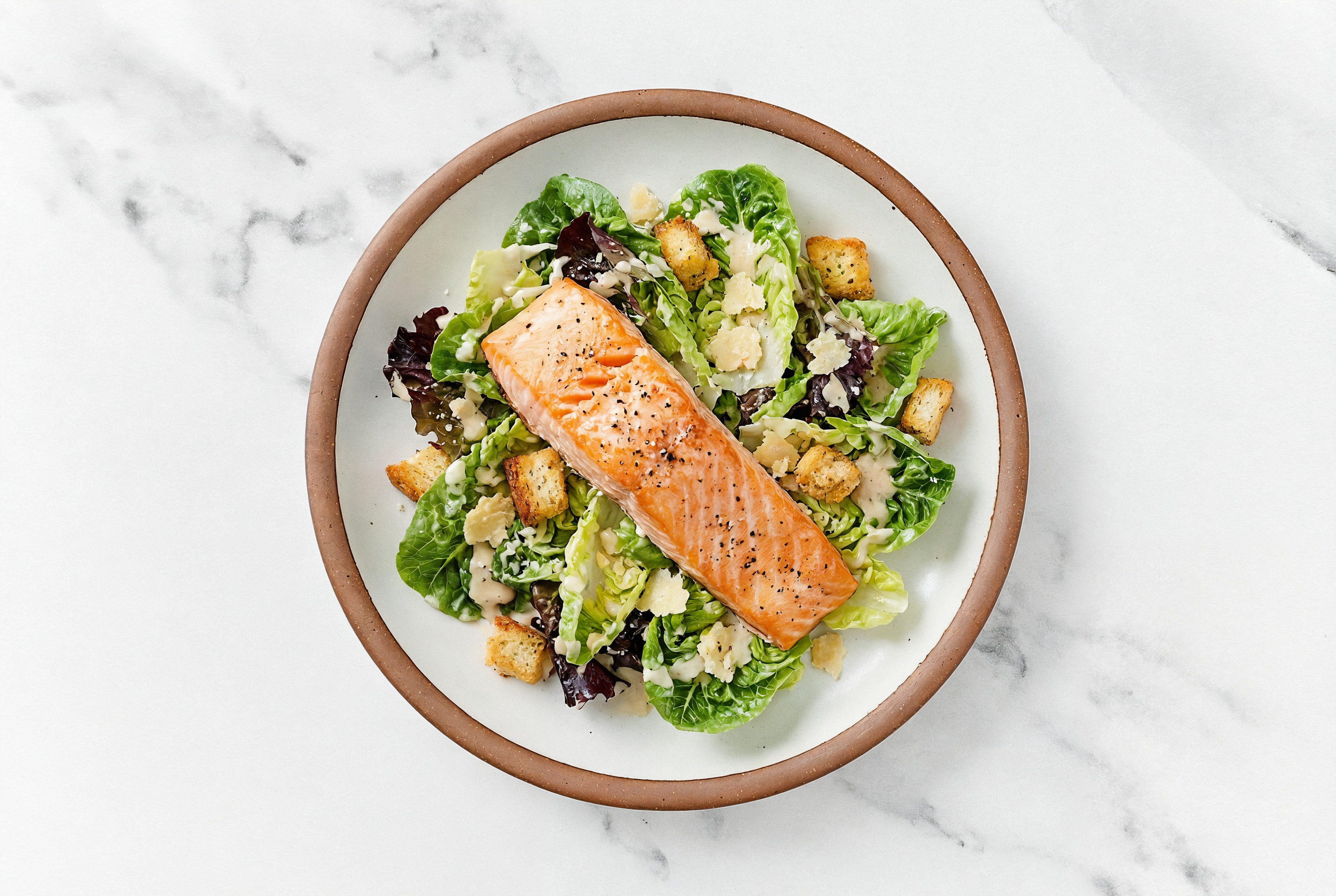 Little Champagne Kit Gem Salad with Air Fryer Salmon