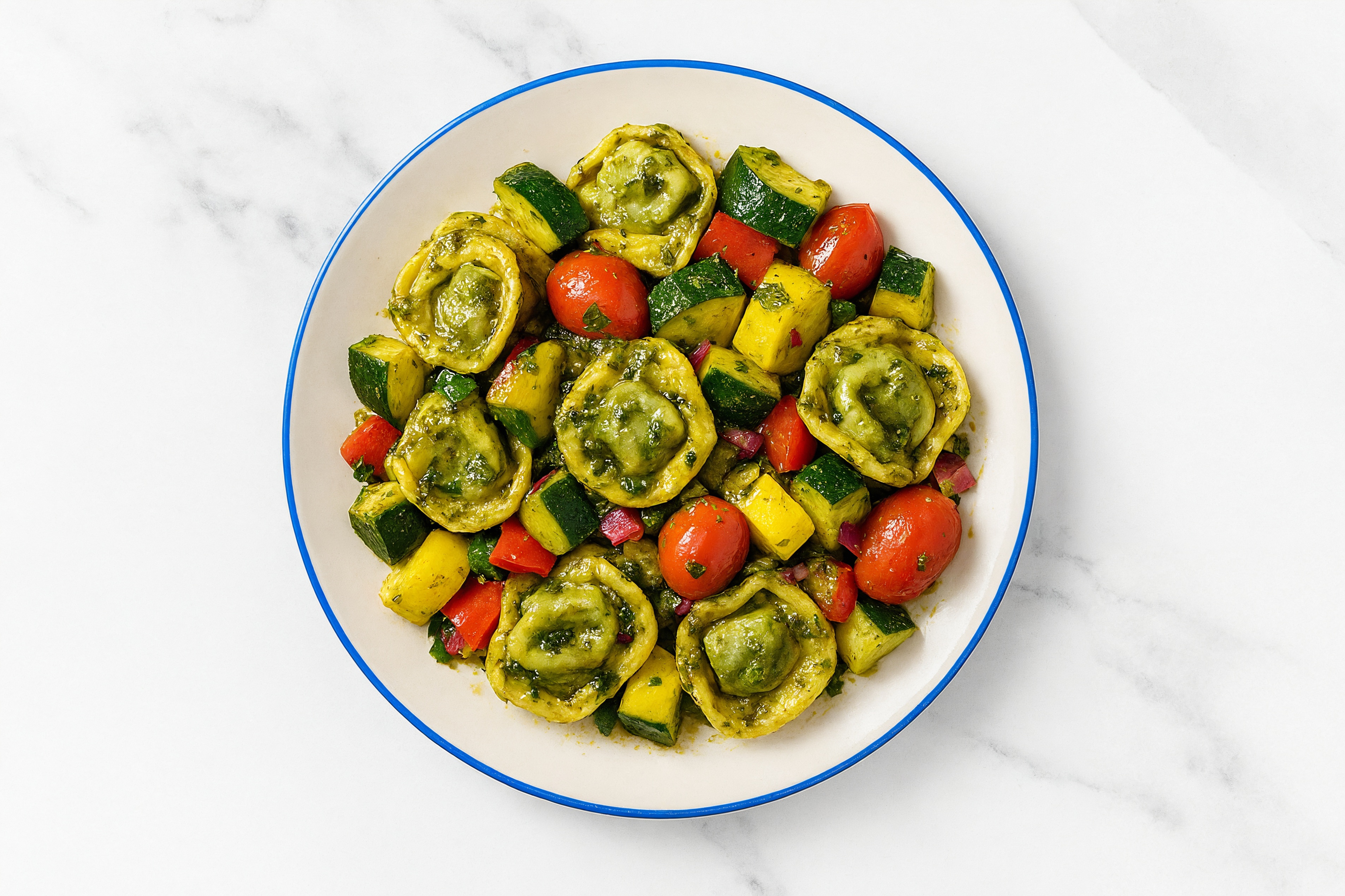 Italian Veggie Basil Tortellini