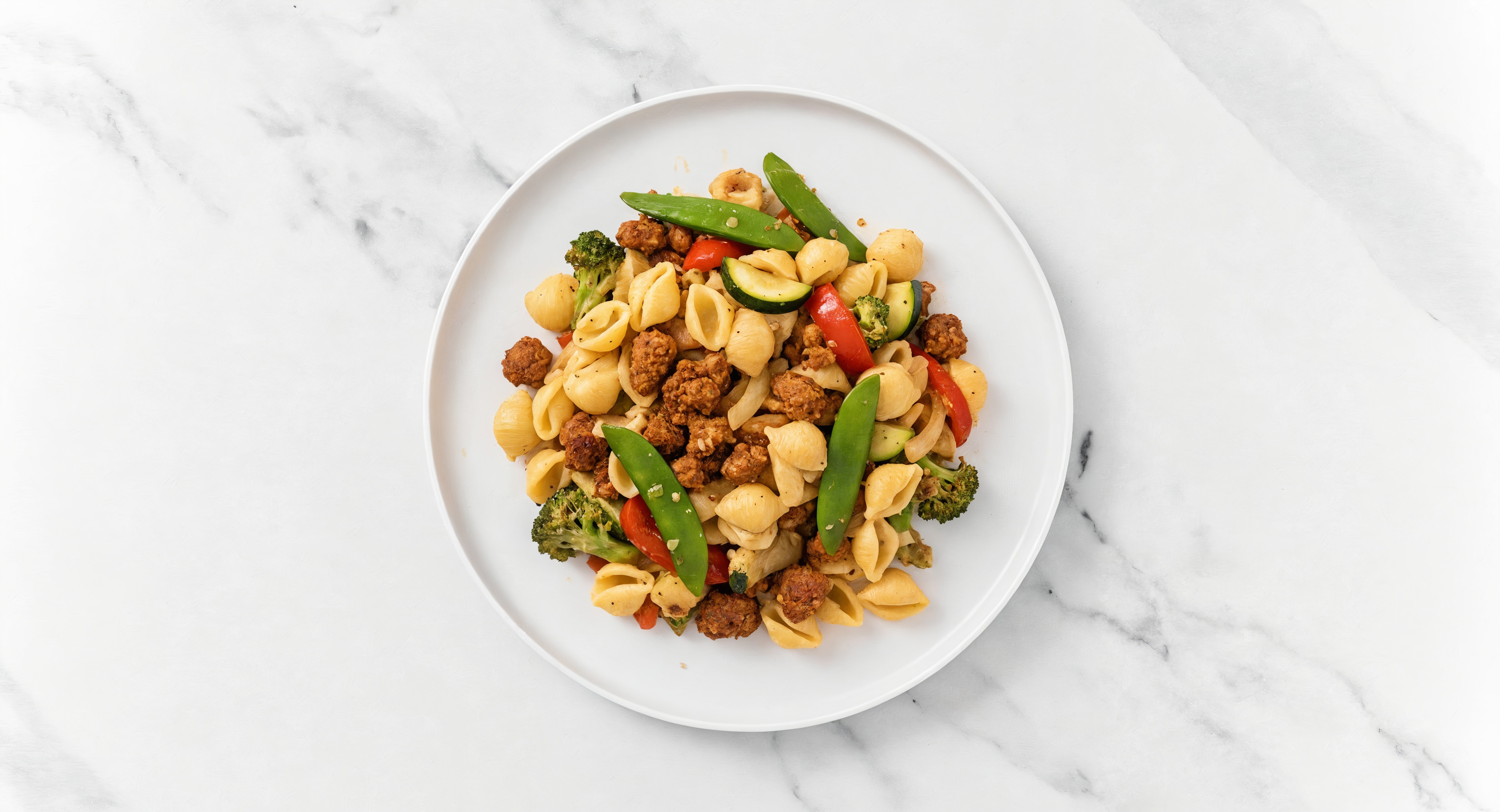 Chorizo + Veggie Mac & Cheese