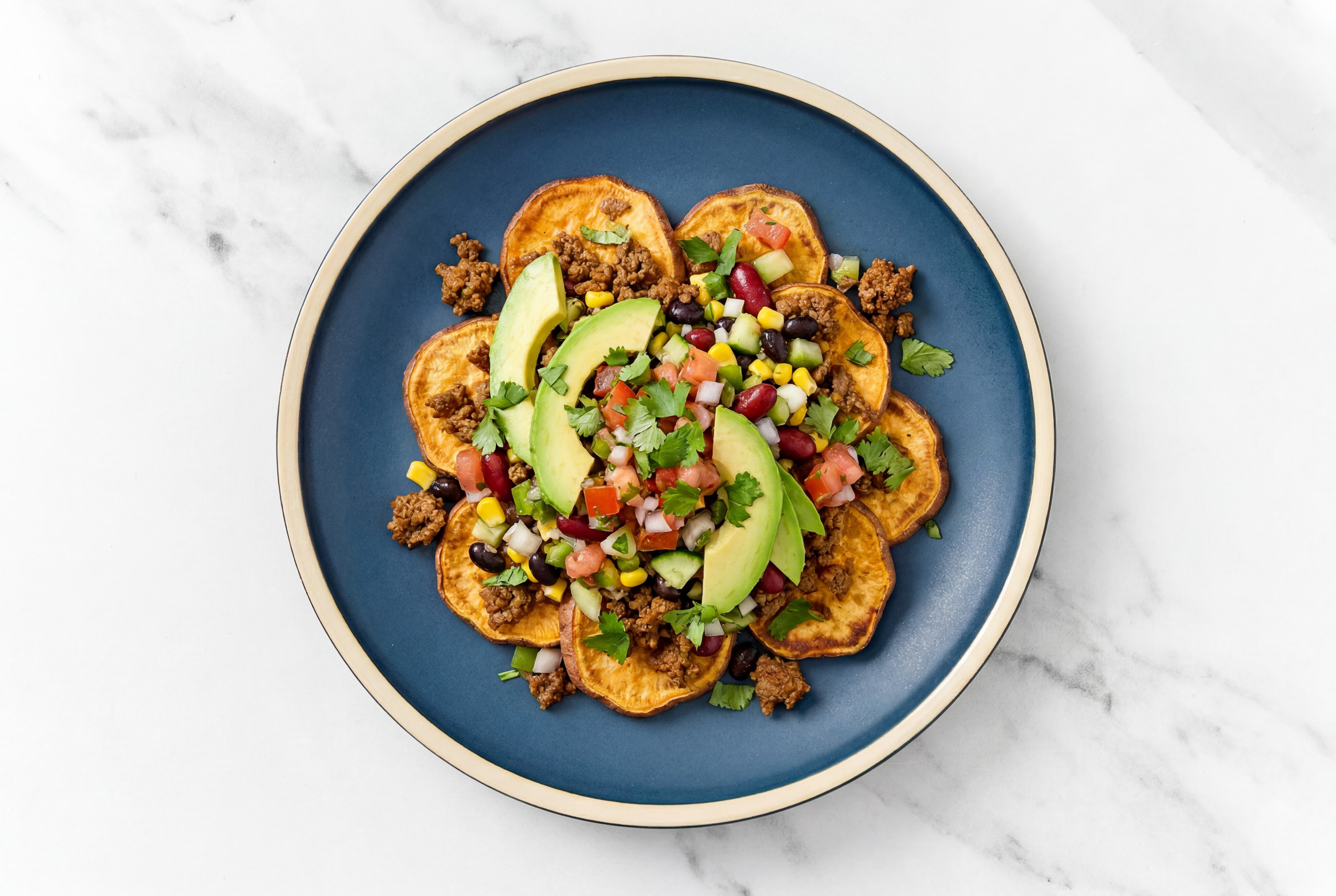 Sheet Pan Sweet Potato Nachos