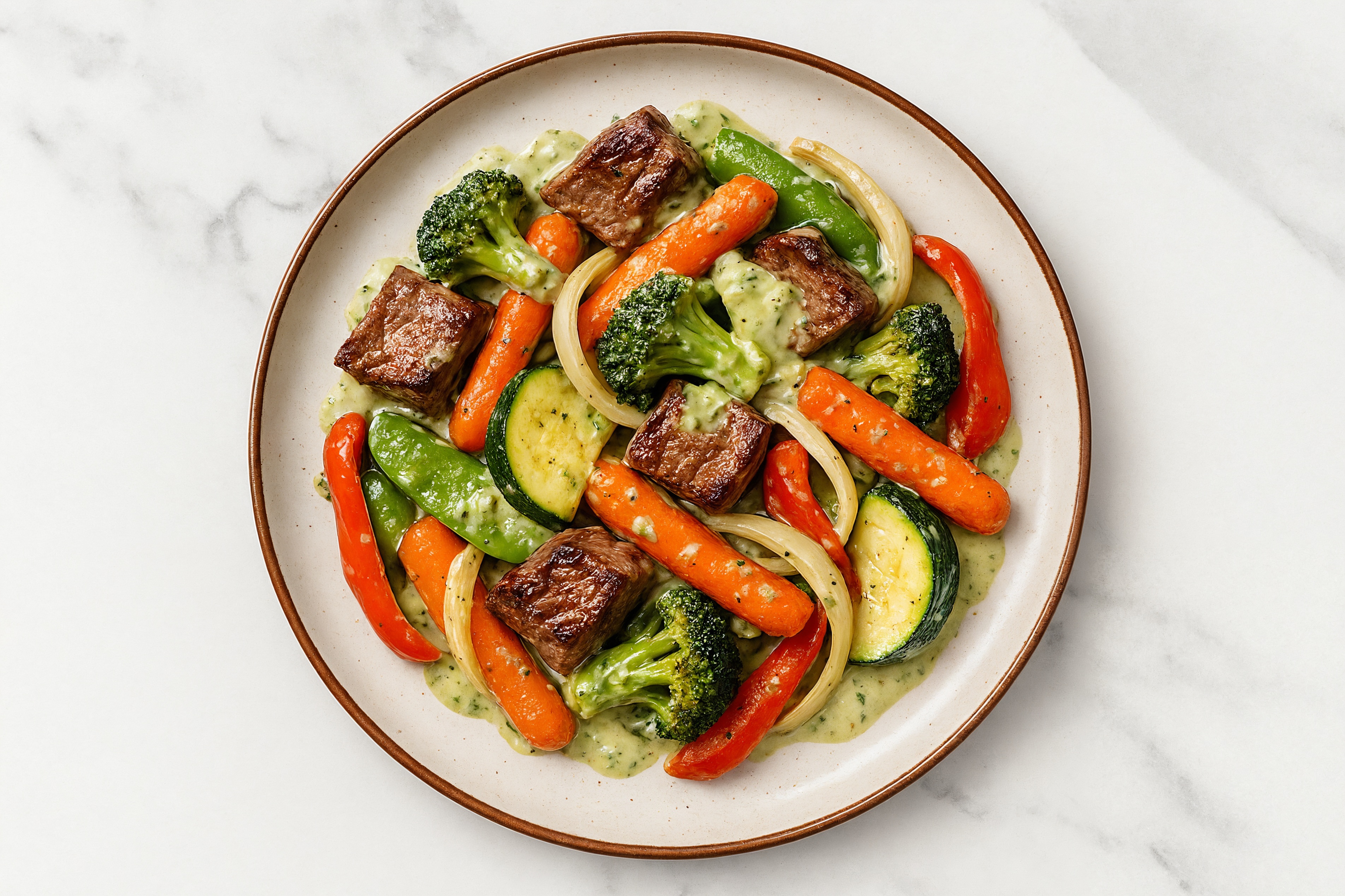 Jalapeño Baked Sirloin & Veggies