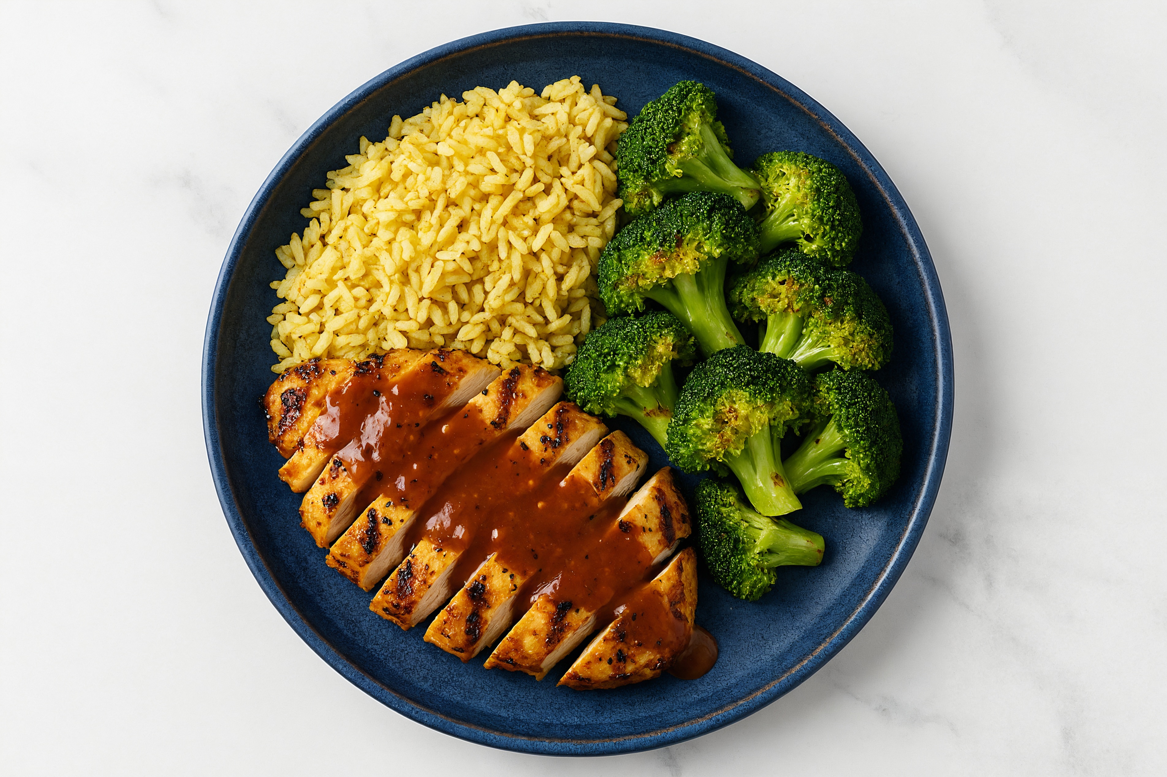 Seasoned Grilled Chicken Breast Grain Bowl with Organic Broccoli & Sesame Ginger