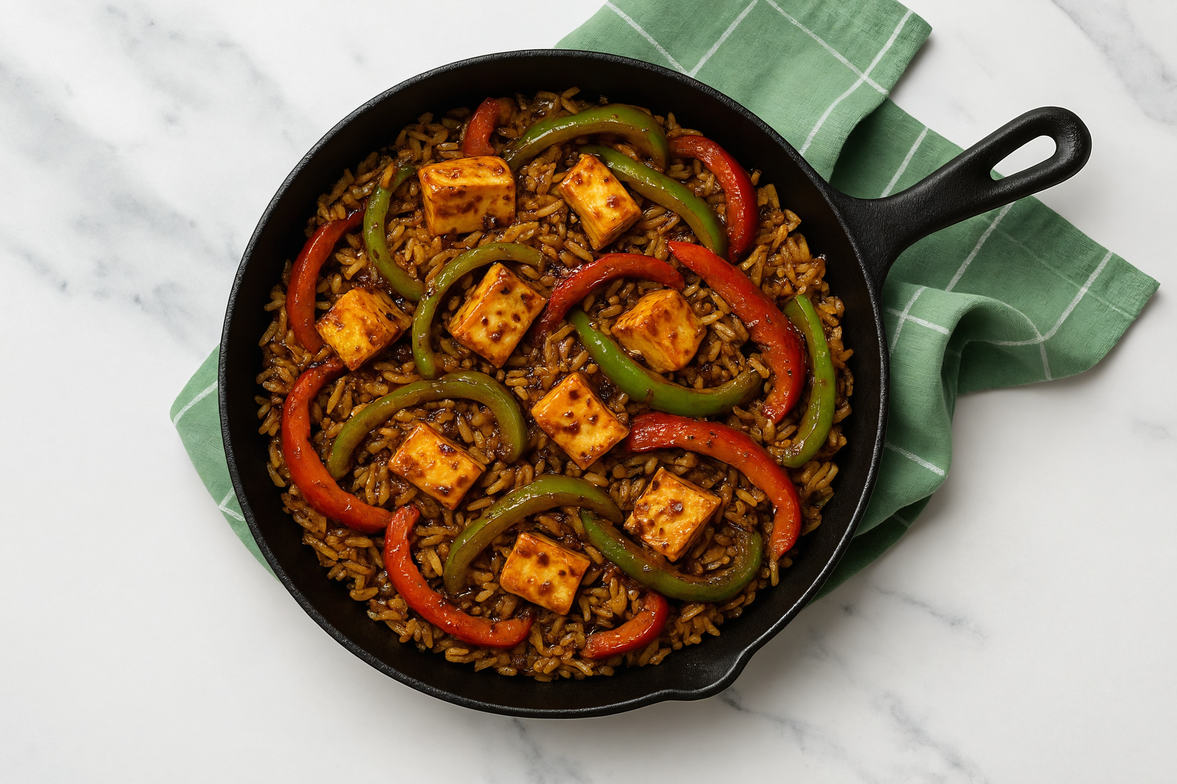 Tangy Pepper Soft & Creamy Paneer Stir Fry