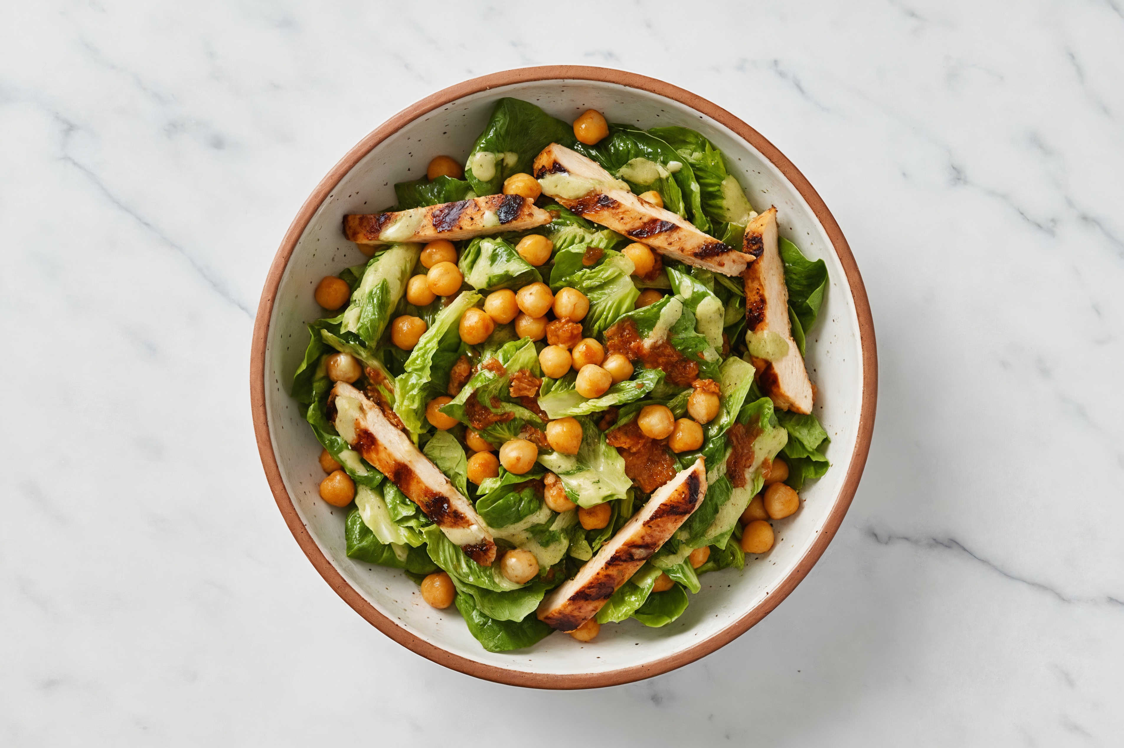  Tikka Masala Chickpeas + Chicken Salad