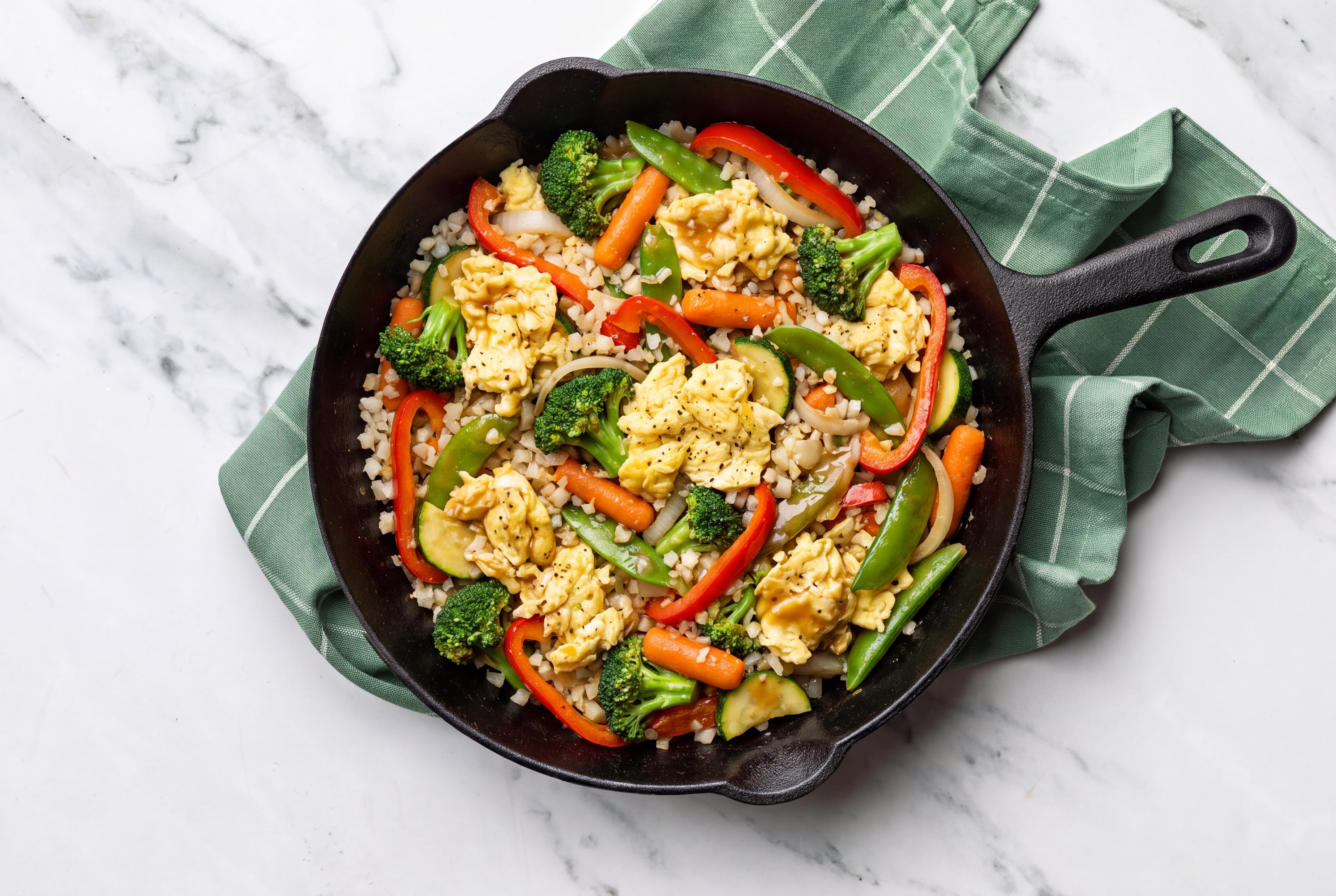 Grain-Free Fried Cauli Rice