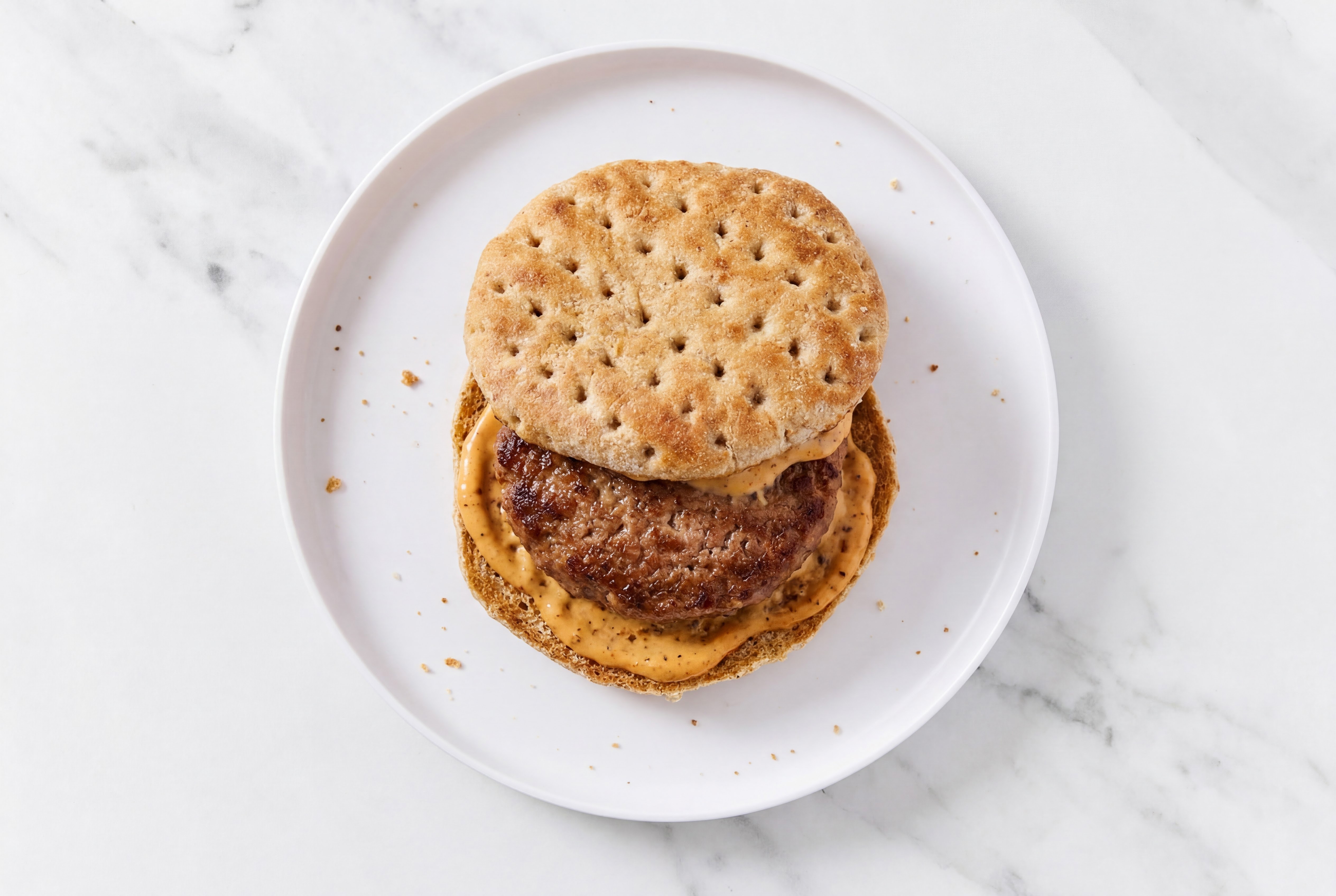 Classic Beyond Burger on with Creamy Smoky BBQ