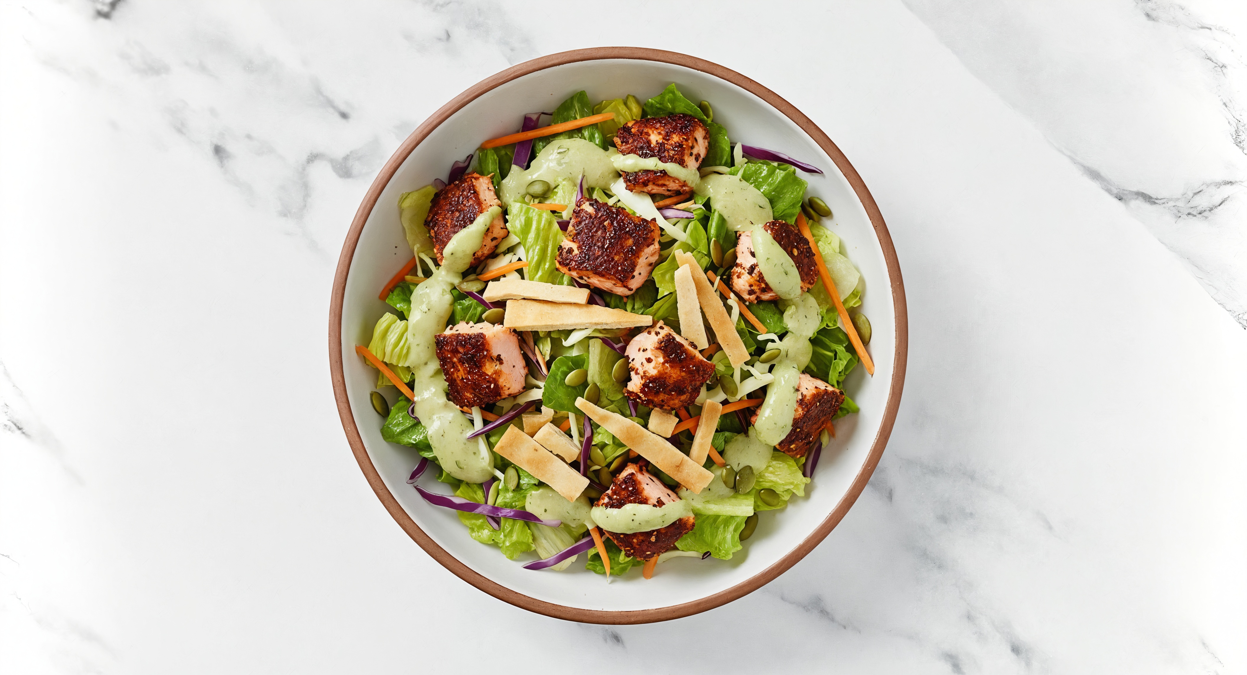 Blackened Salmon Green Goddess Bowl