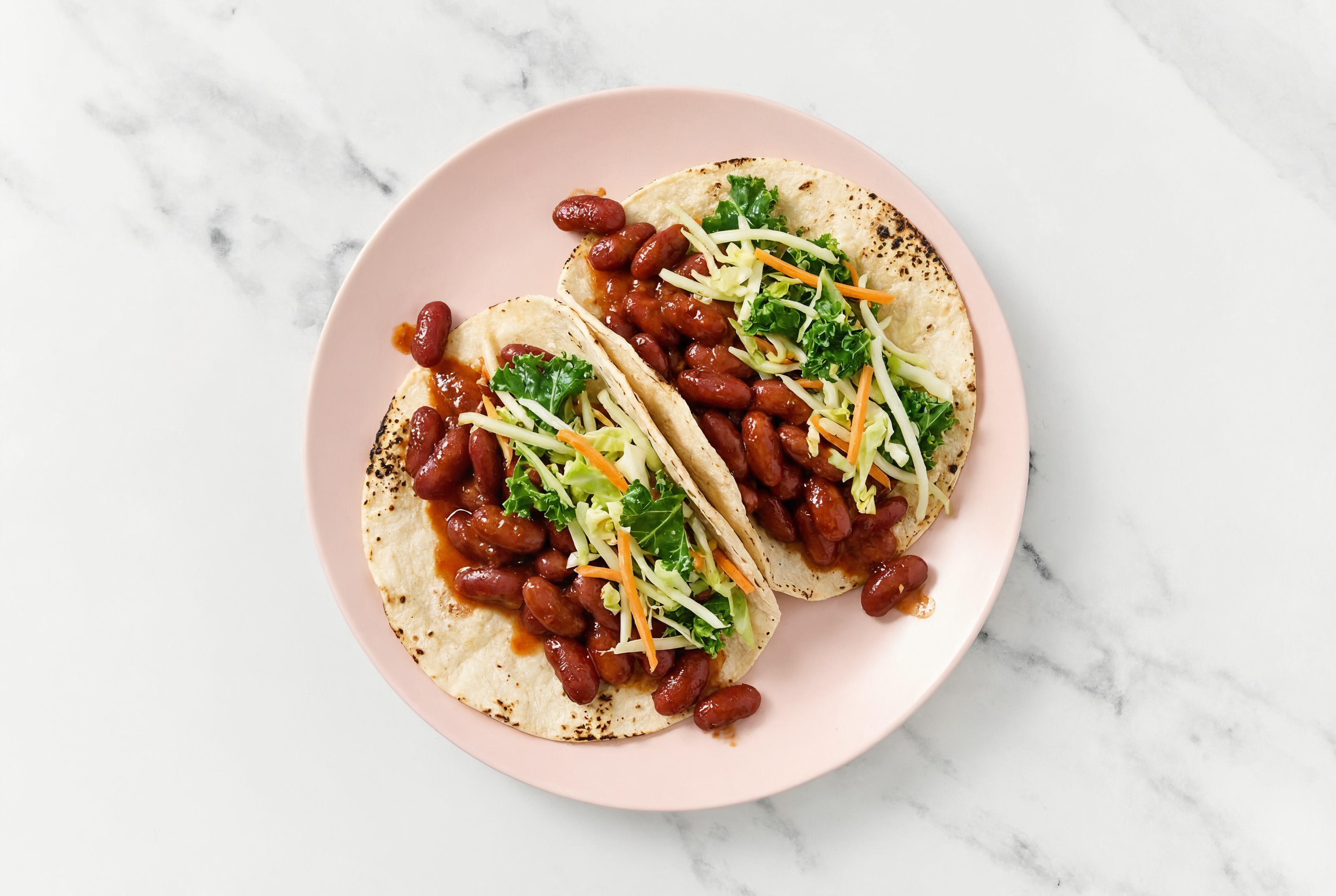 Sriracha Spiced Crispy Kidney Beans Tacos