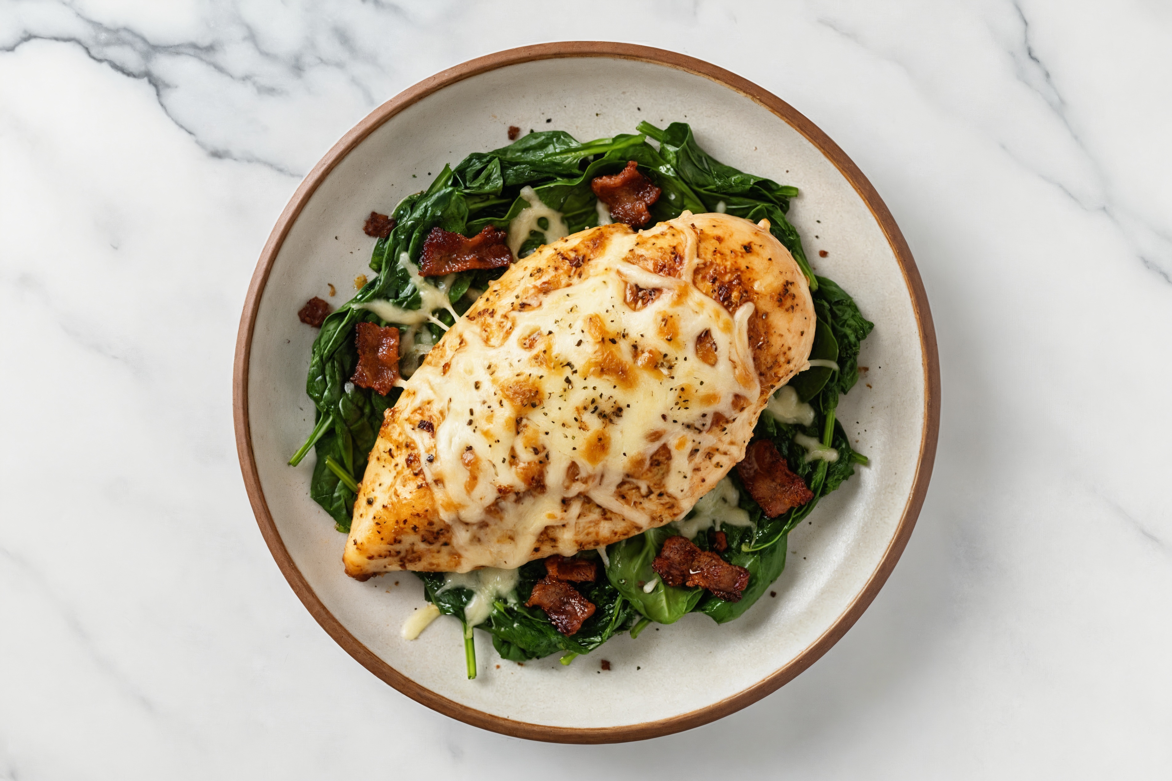 Cheesy Honey Herb Baked Chicken with Shredded Mozzarella Cheese