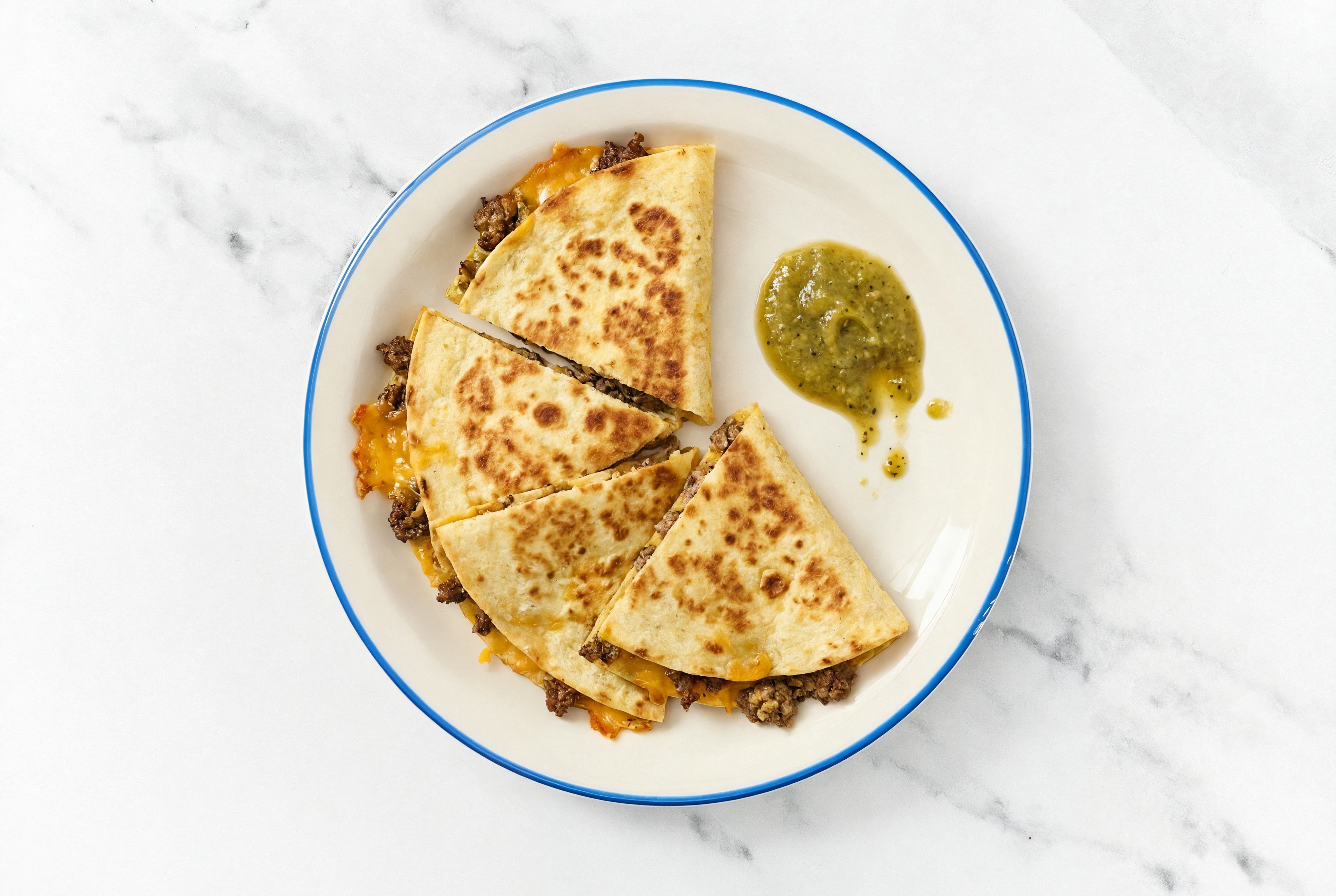Spicy Bison Quesadillas