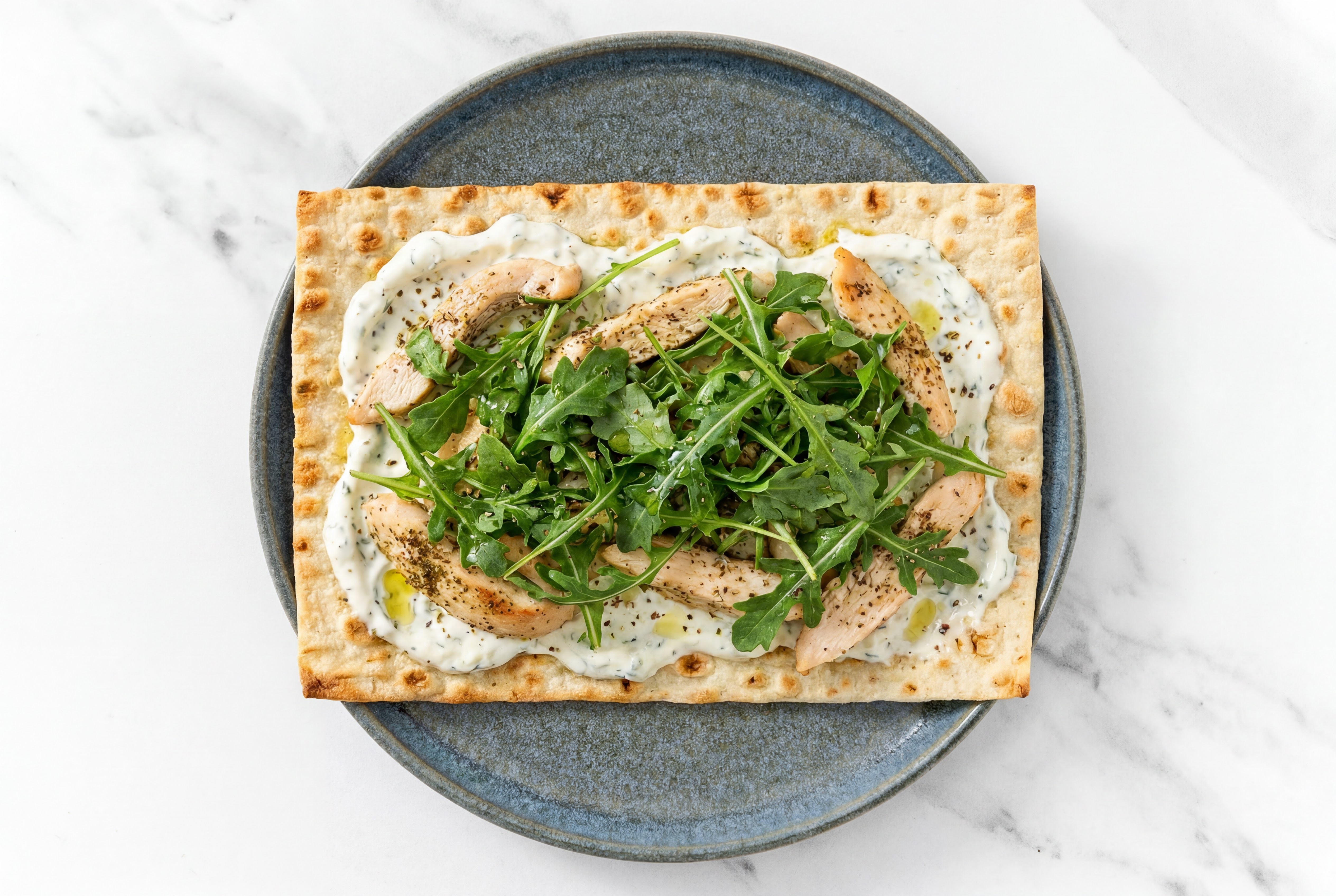 chickenページ DF Chicken Tzatziki Flatbread | Hungryroot