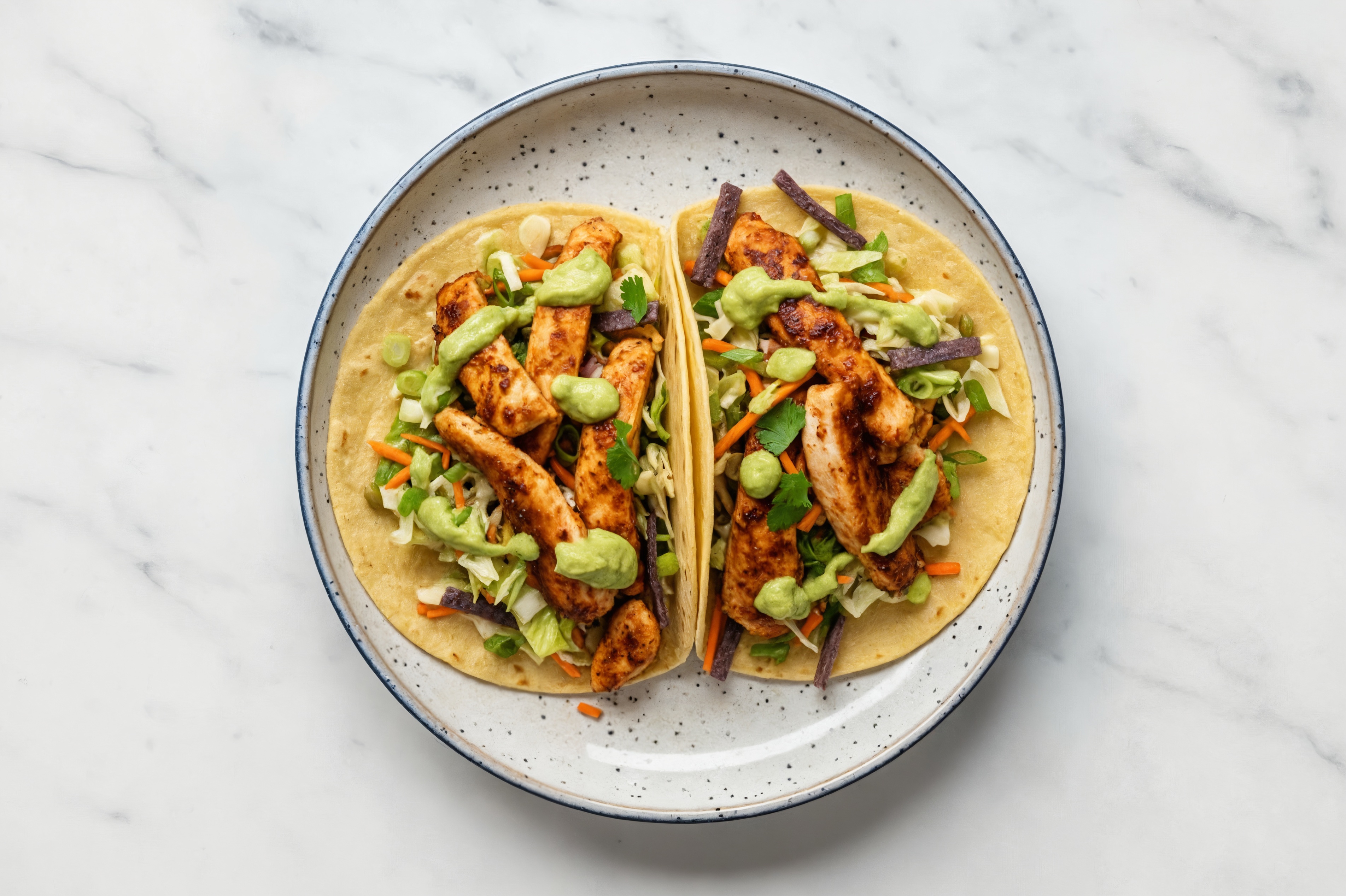 Southwest Chicken Avocado Tacos | Hungryroot