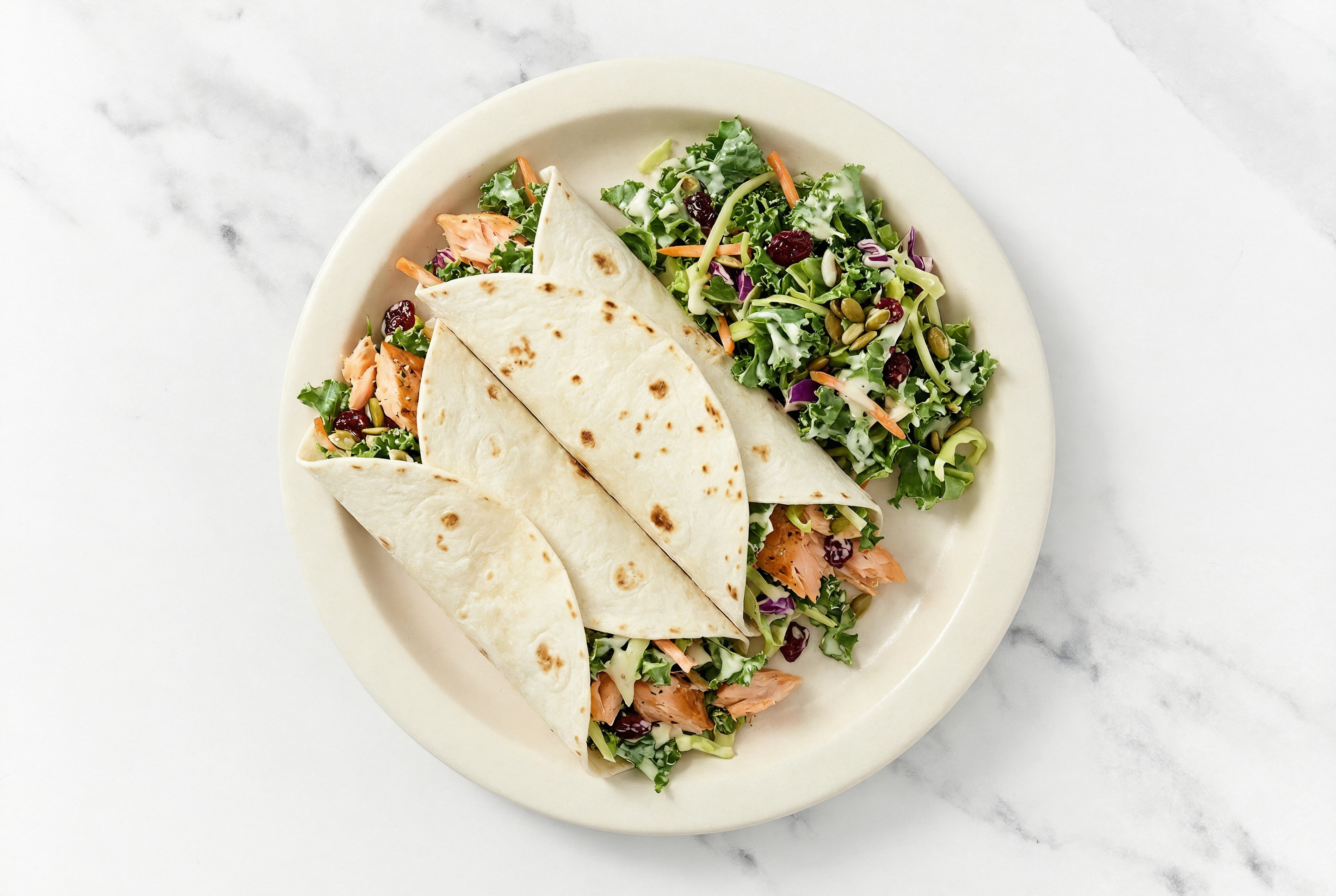 Sweet Kale Salmon Wrap