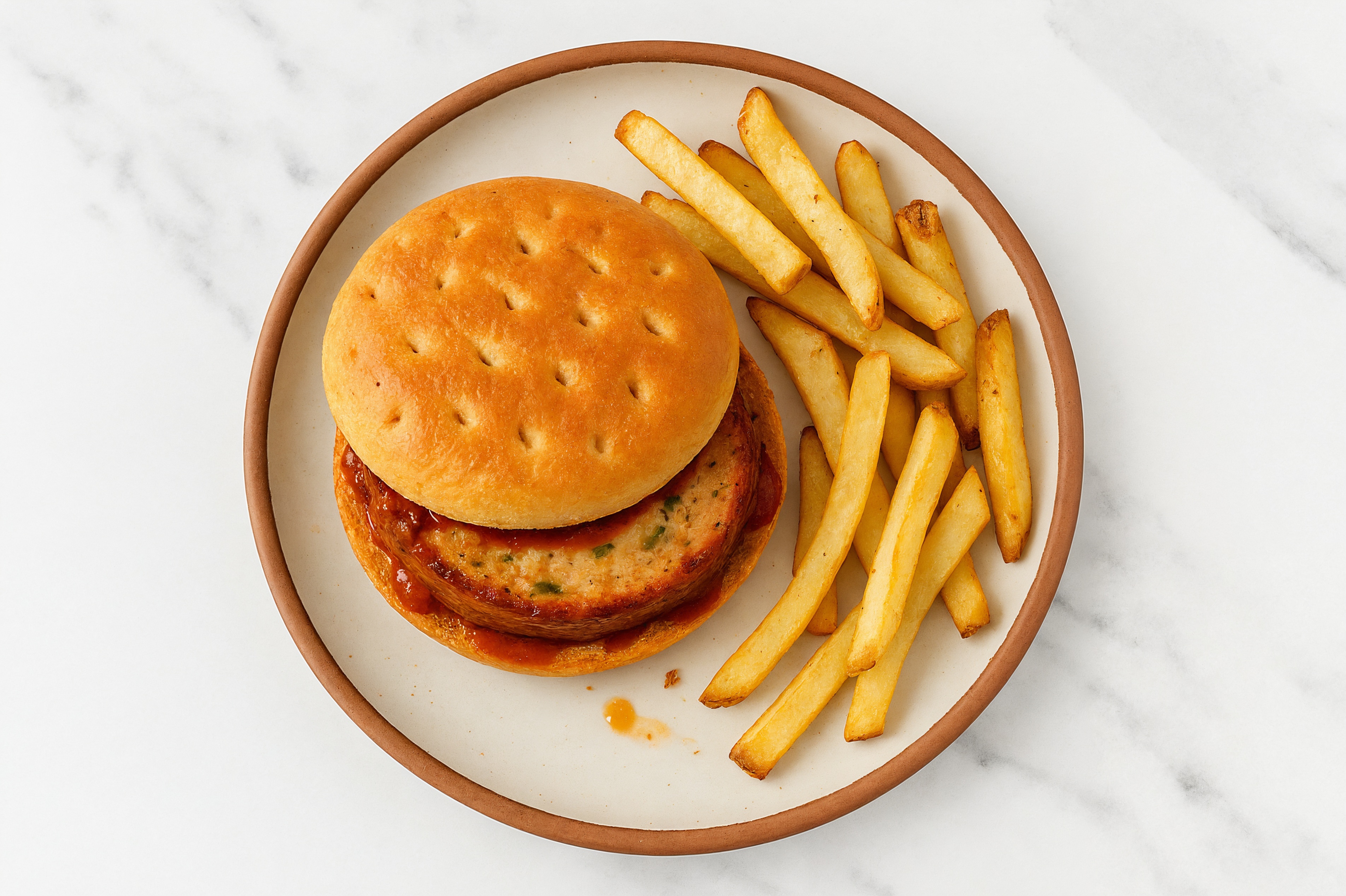  Turkey Meatloaf Sandwich + Fries