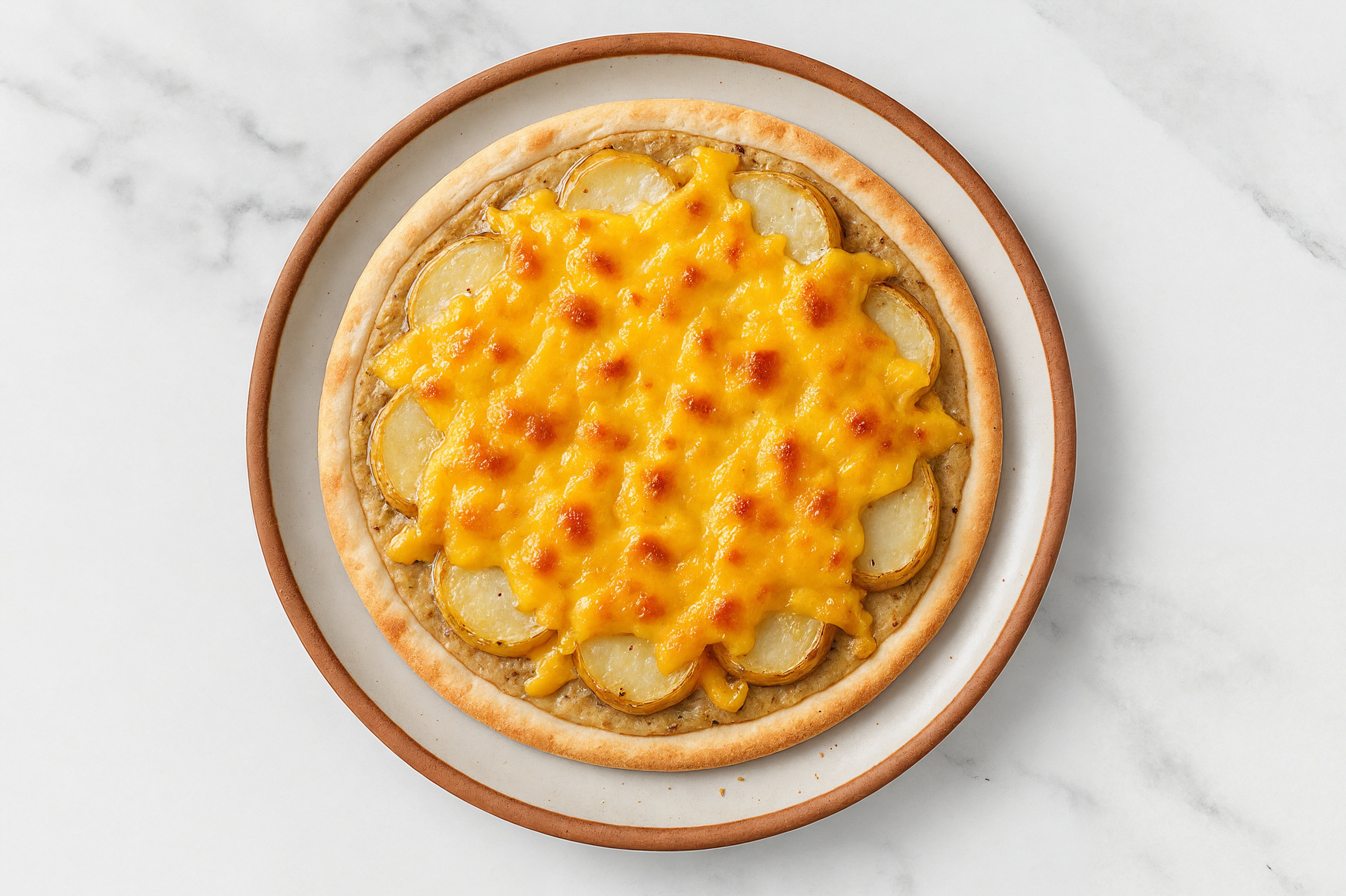 French Onion Microwave-Ready Russet Potato Gluten-Free Pizza Crusts
