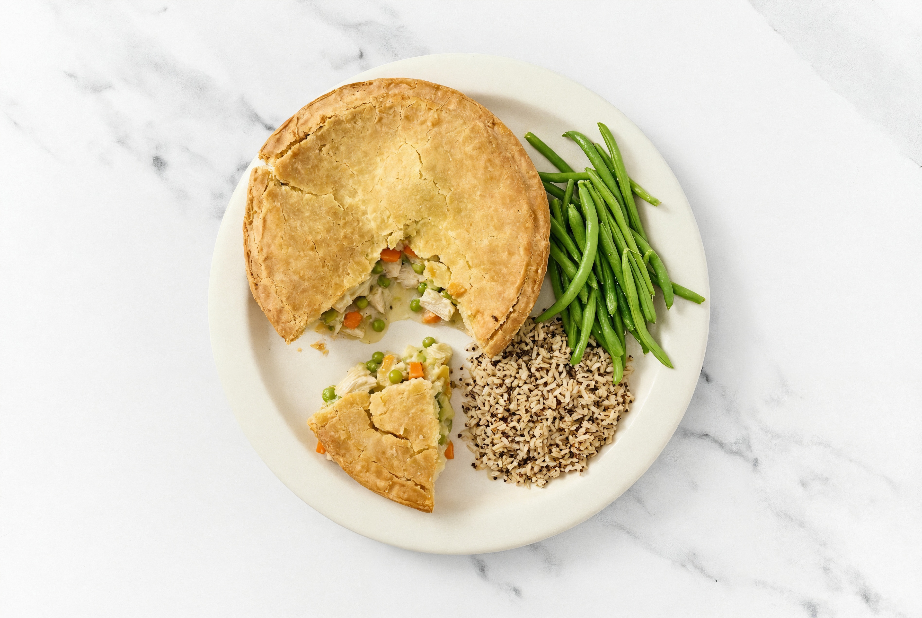 Chicken Pot Pie with Green Beans & Quinoa Blend
