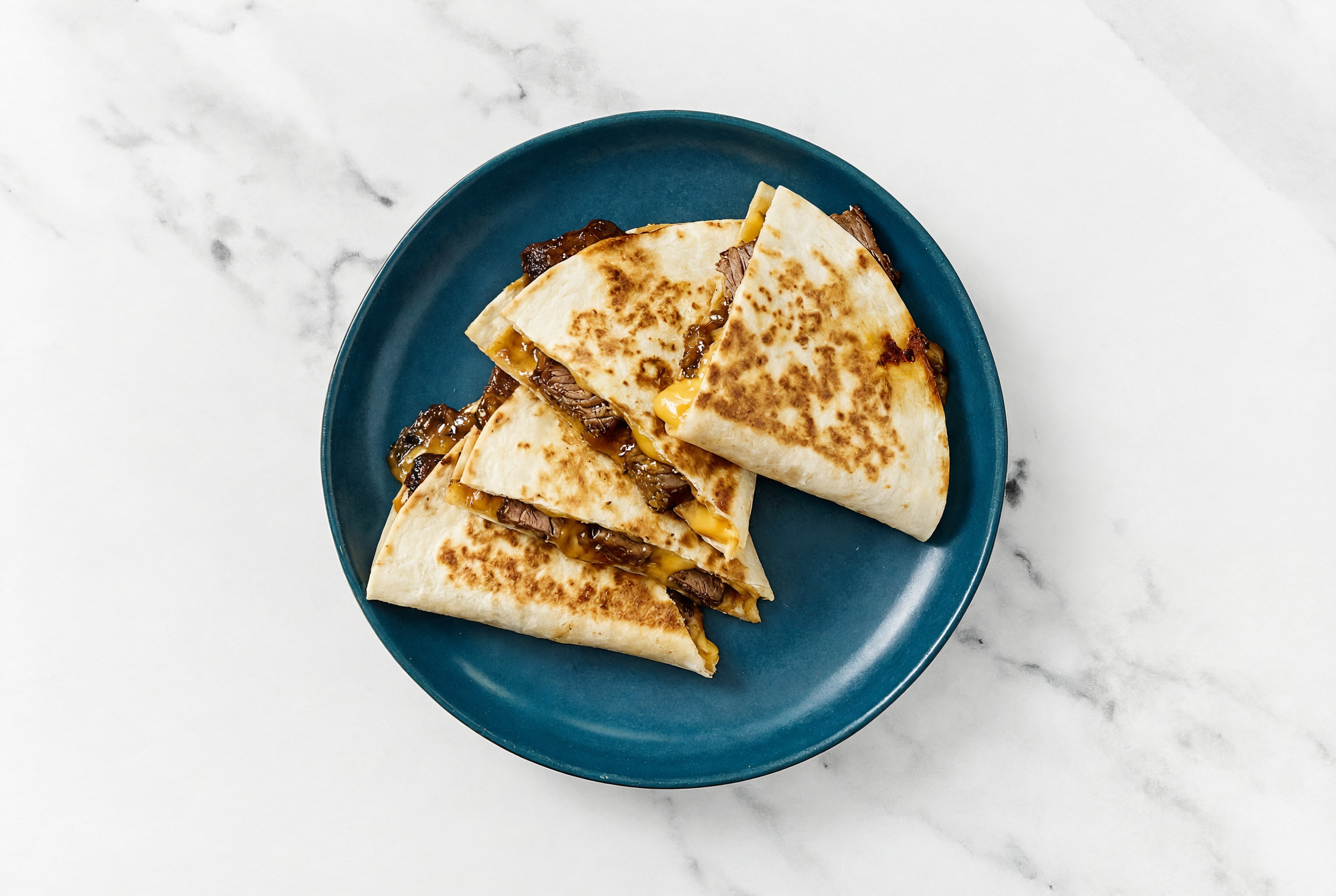 Beef Short Rib Quesadillas with Cheddar