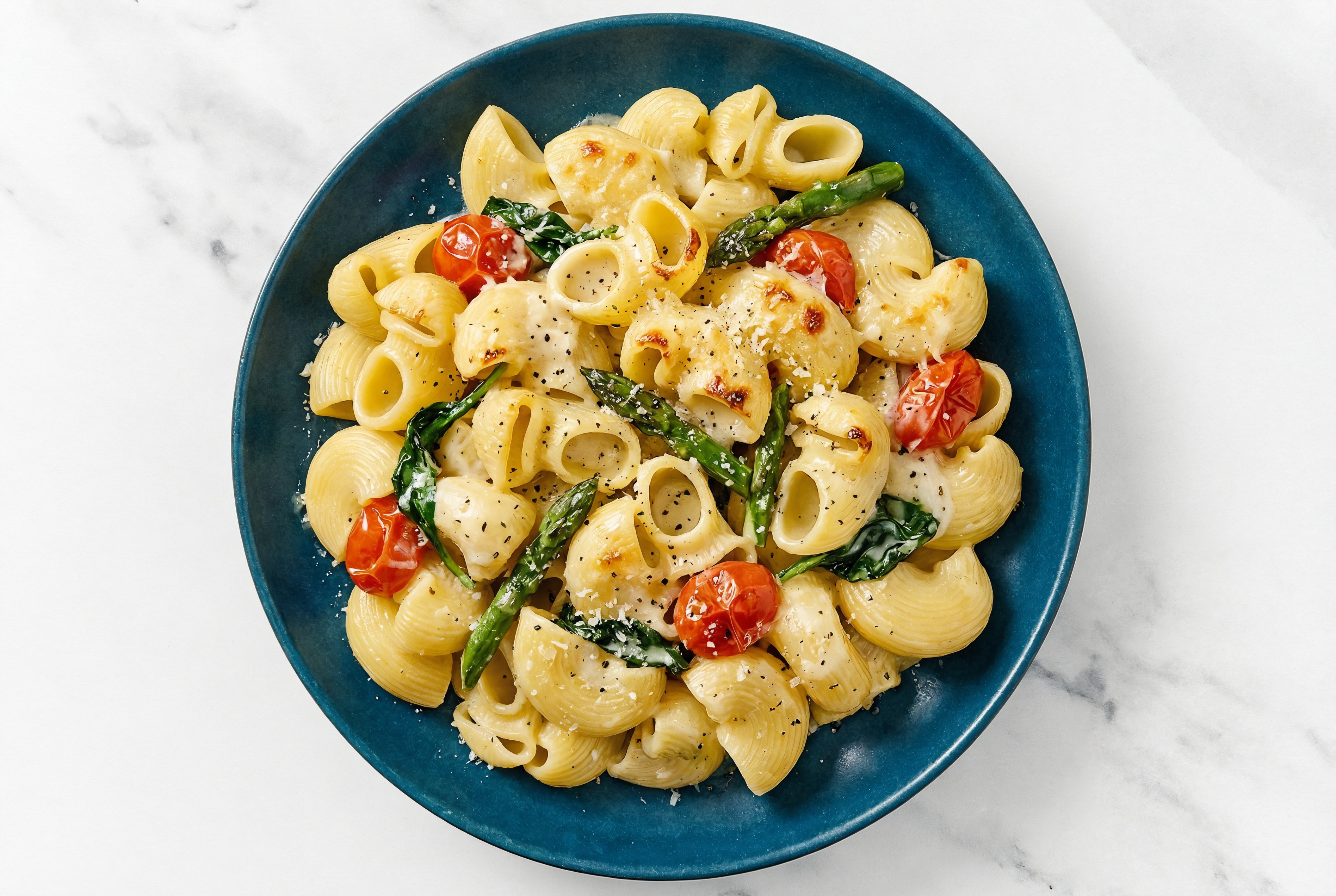 Creamy Primavera Chiocciole Pasta Bake
