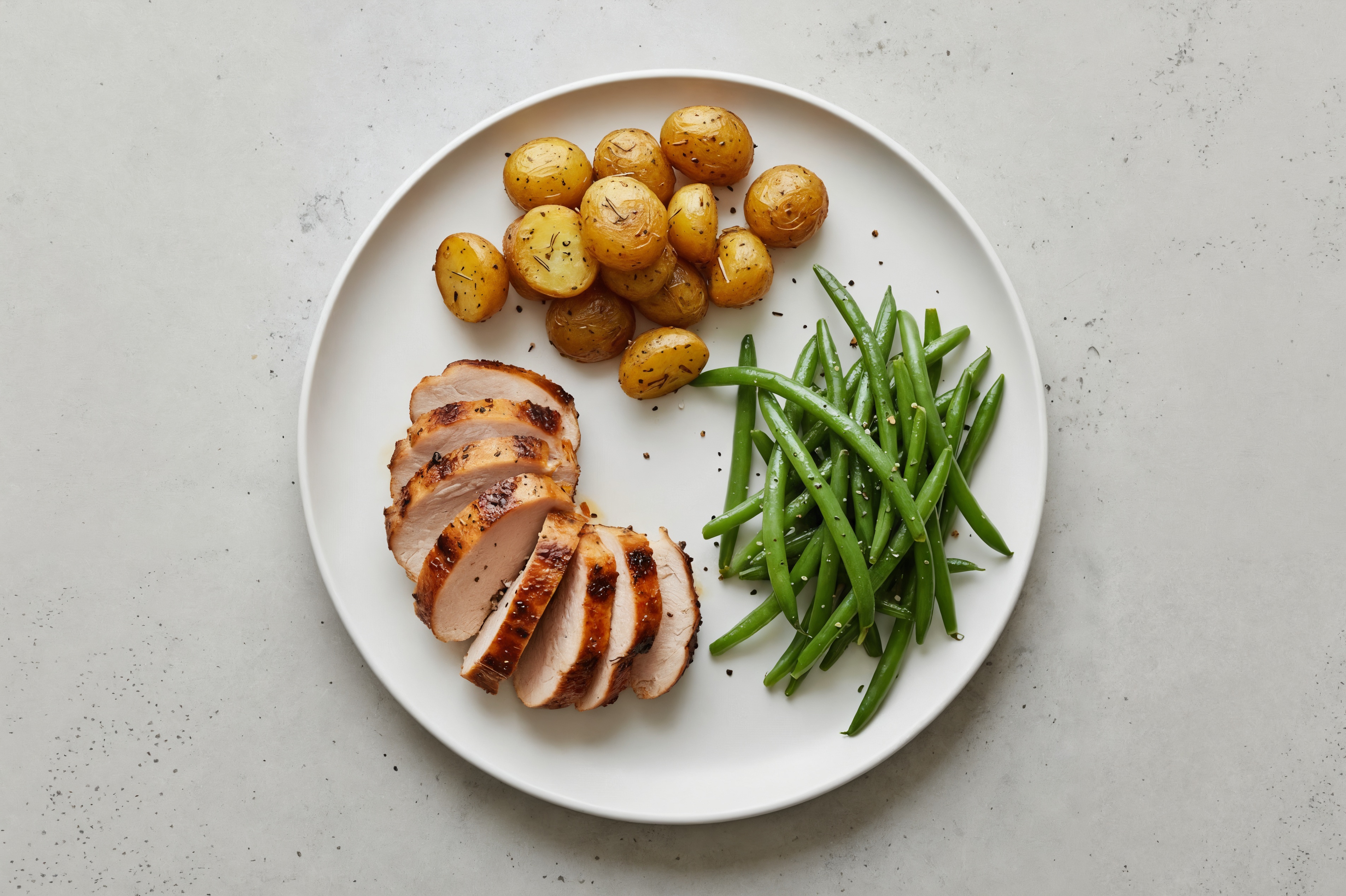 Chipotle Turkey Tenderloin + Rosemary Potatoes