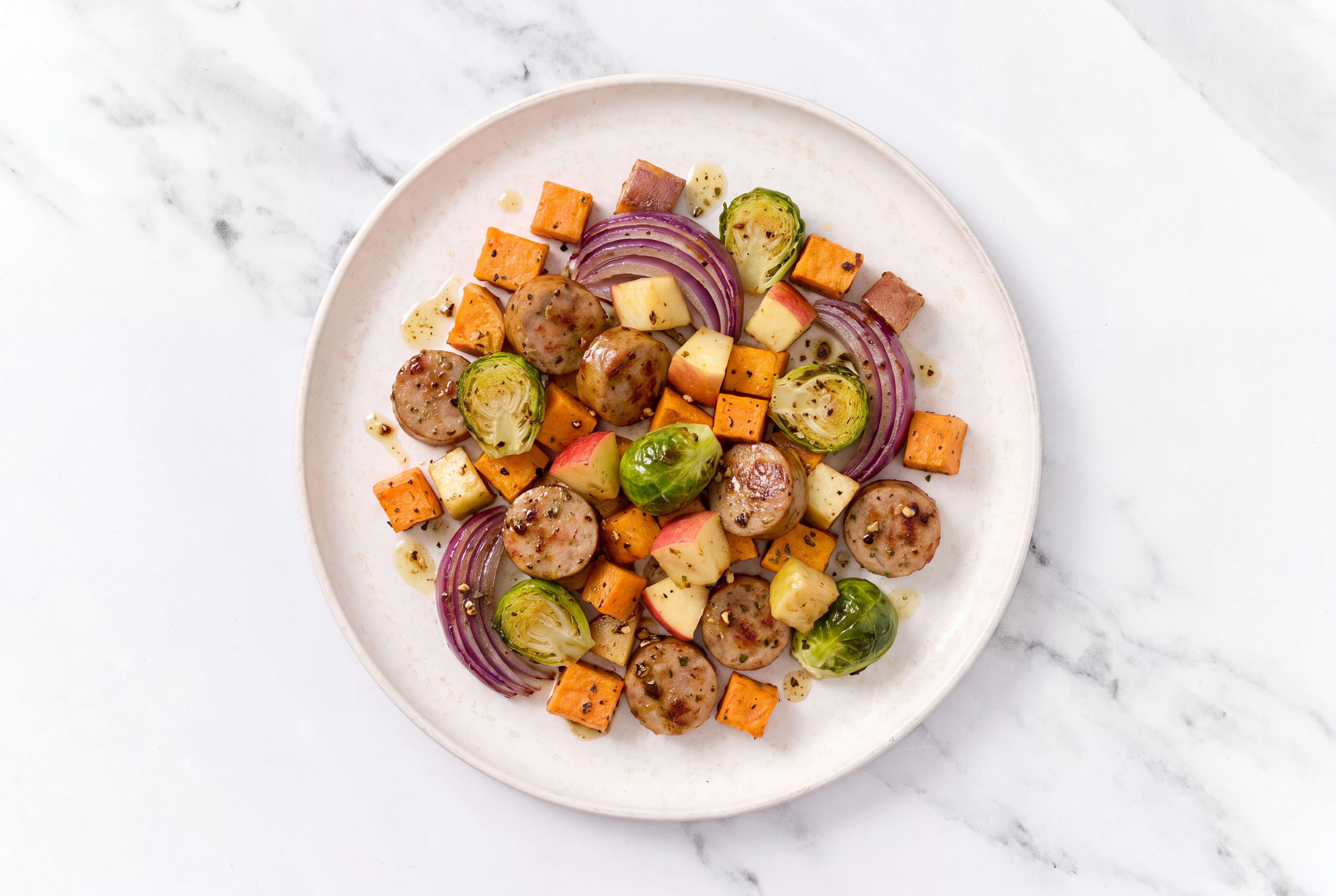 Veggie + Sausage Sheet Pan Dinner