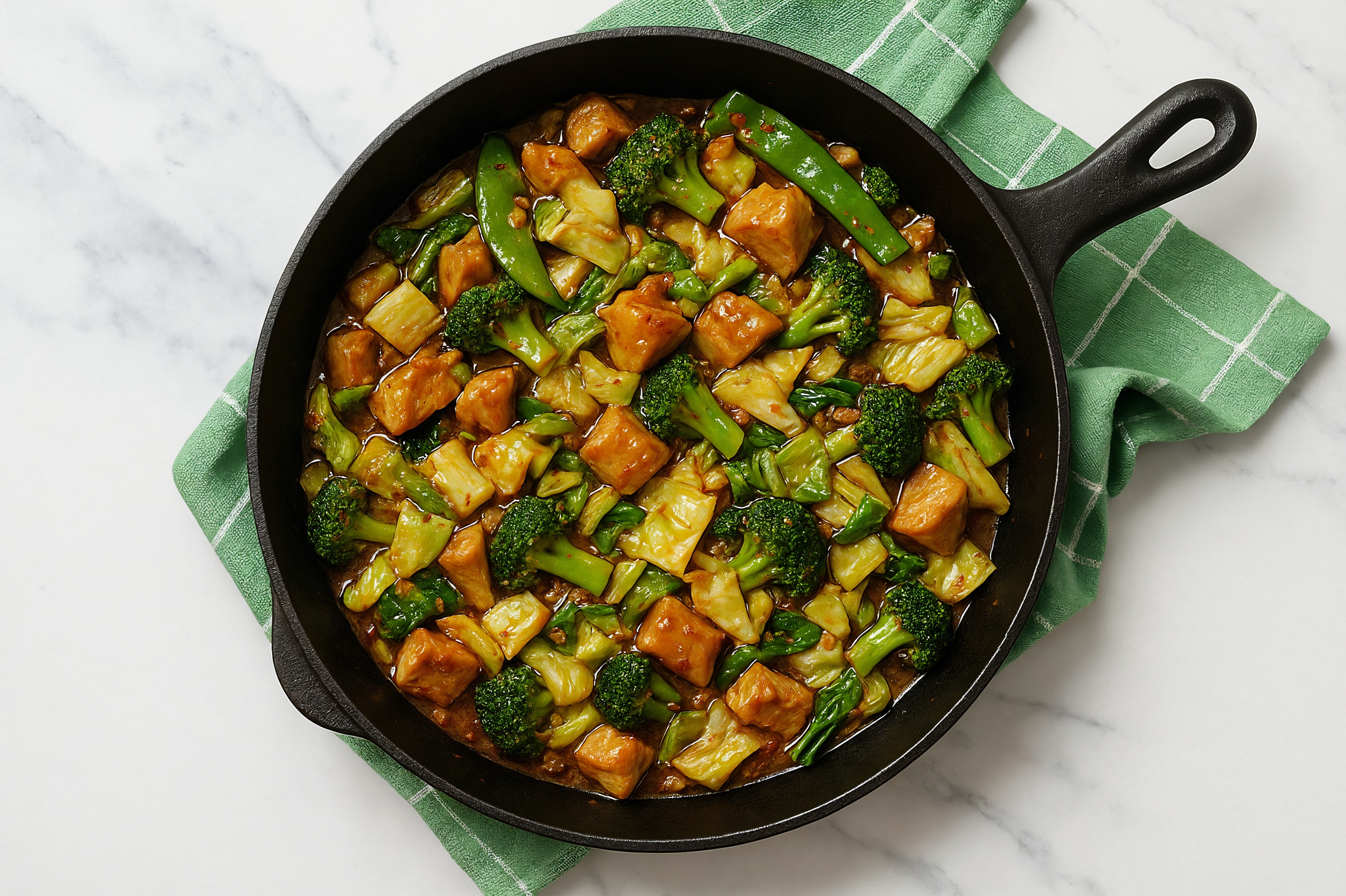 Sweet Chili Pork Tenderloin Stir-Fry with Bok Choy