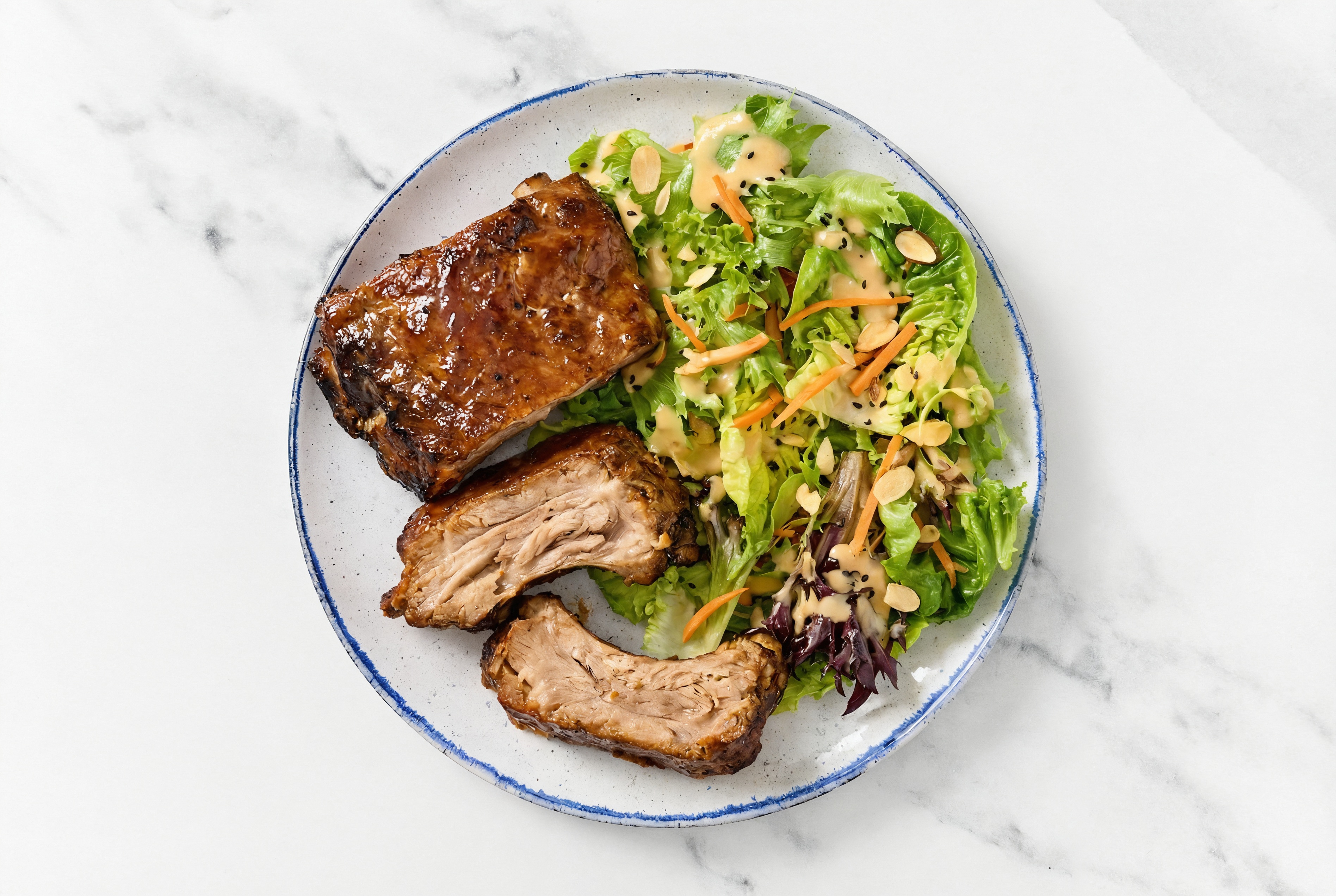 Hickory BBQ Baby Back Ribs + Little Gem Salad