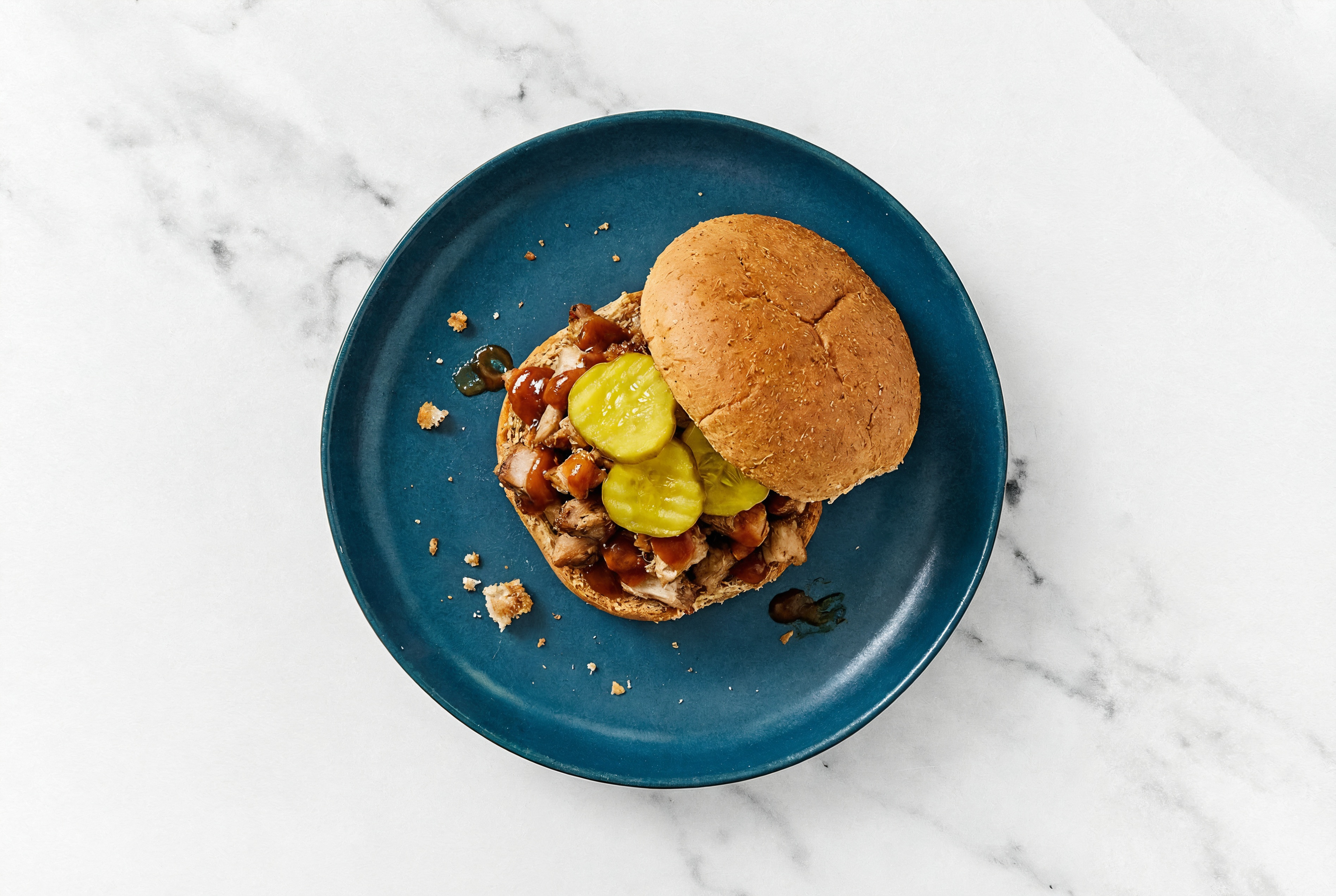 Tangy BBQ Carnitas Sandwiches with Original BBQ Sauce