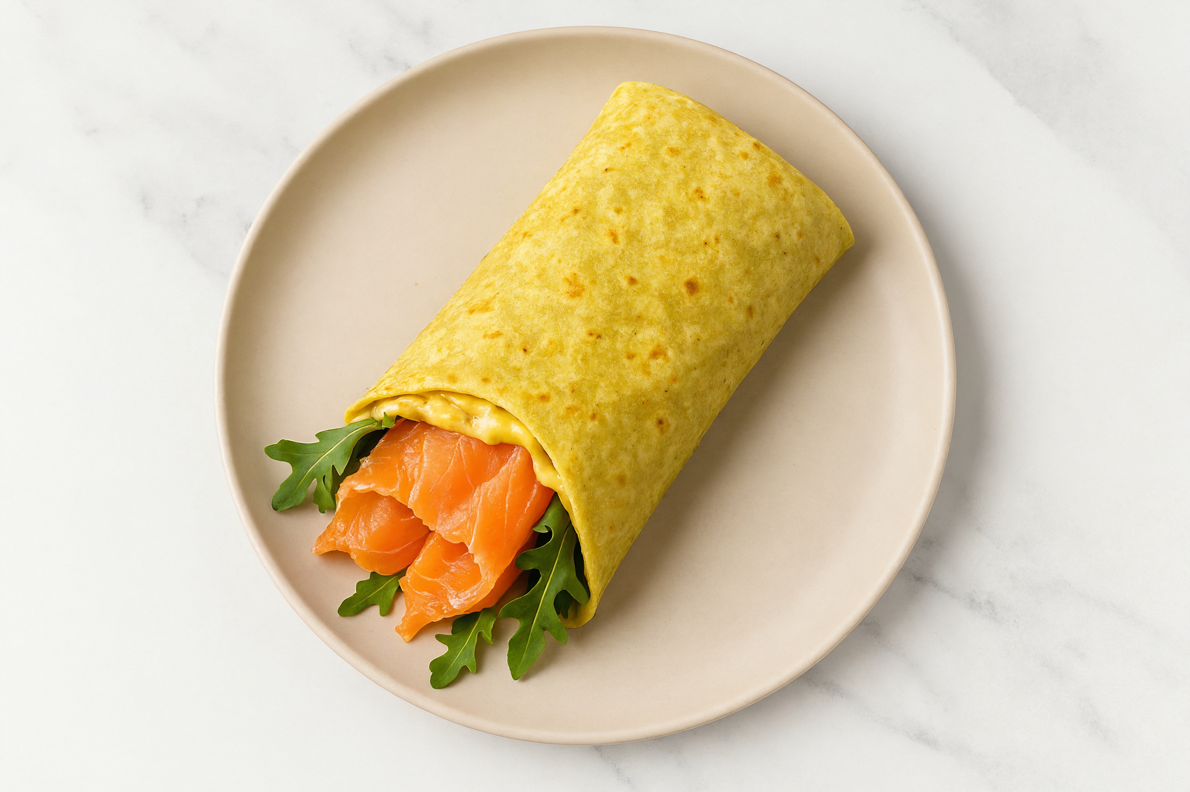 Sweet 'n Smoky Salmon + Arugula Wrap