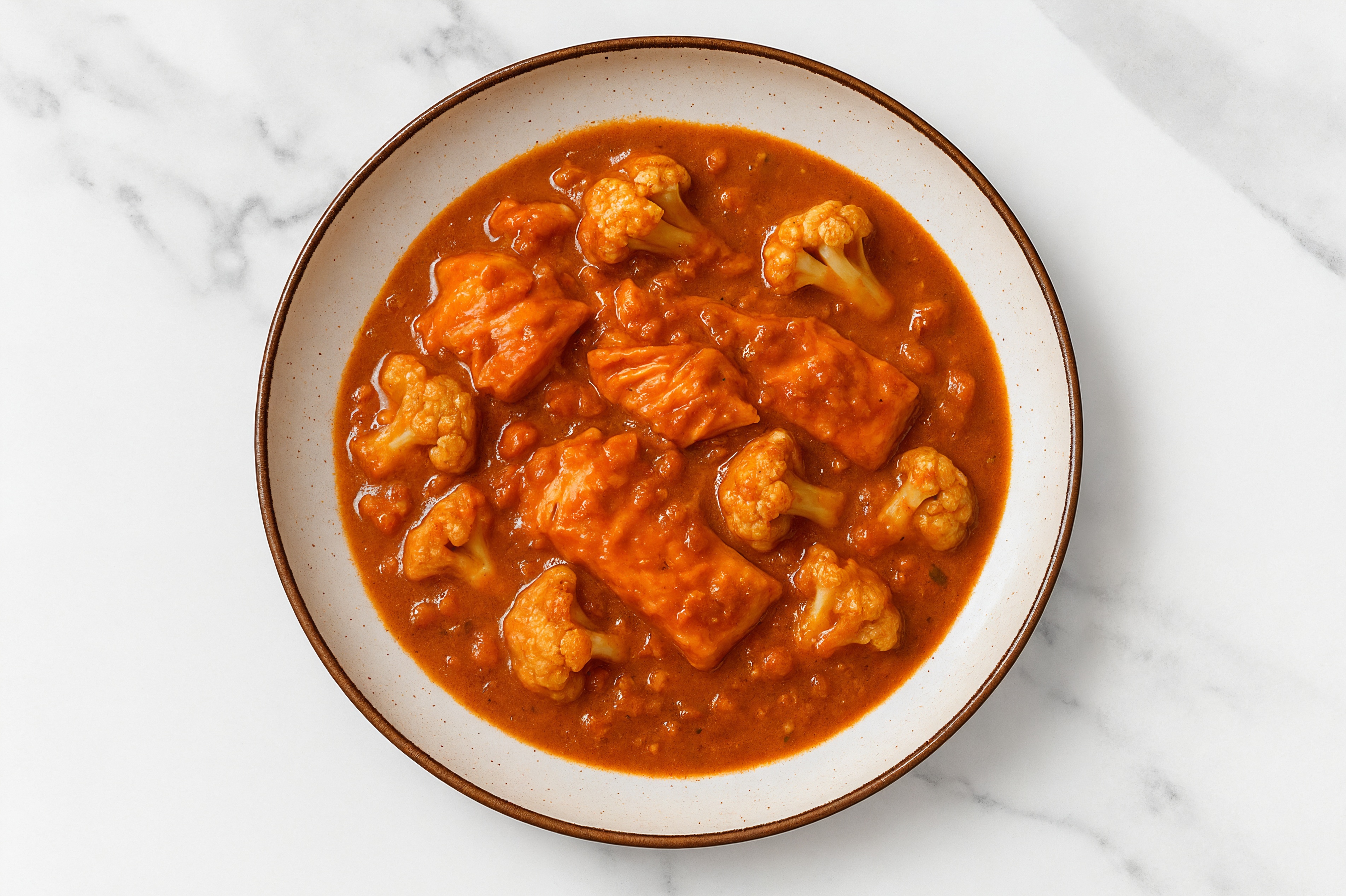 Salmon & Tikka Masala Stew with Cauliflower