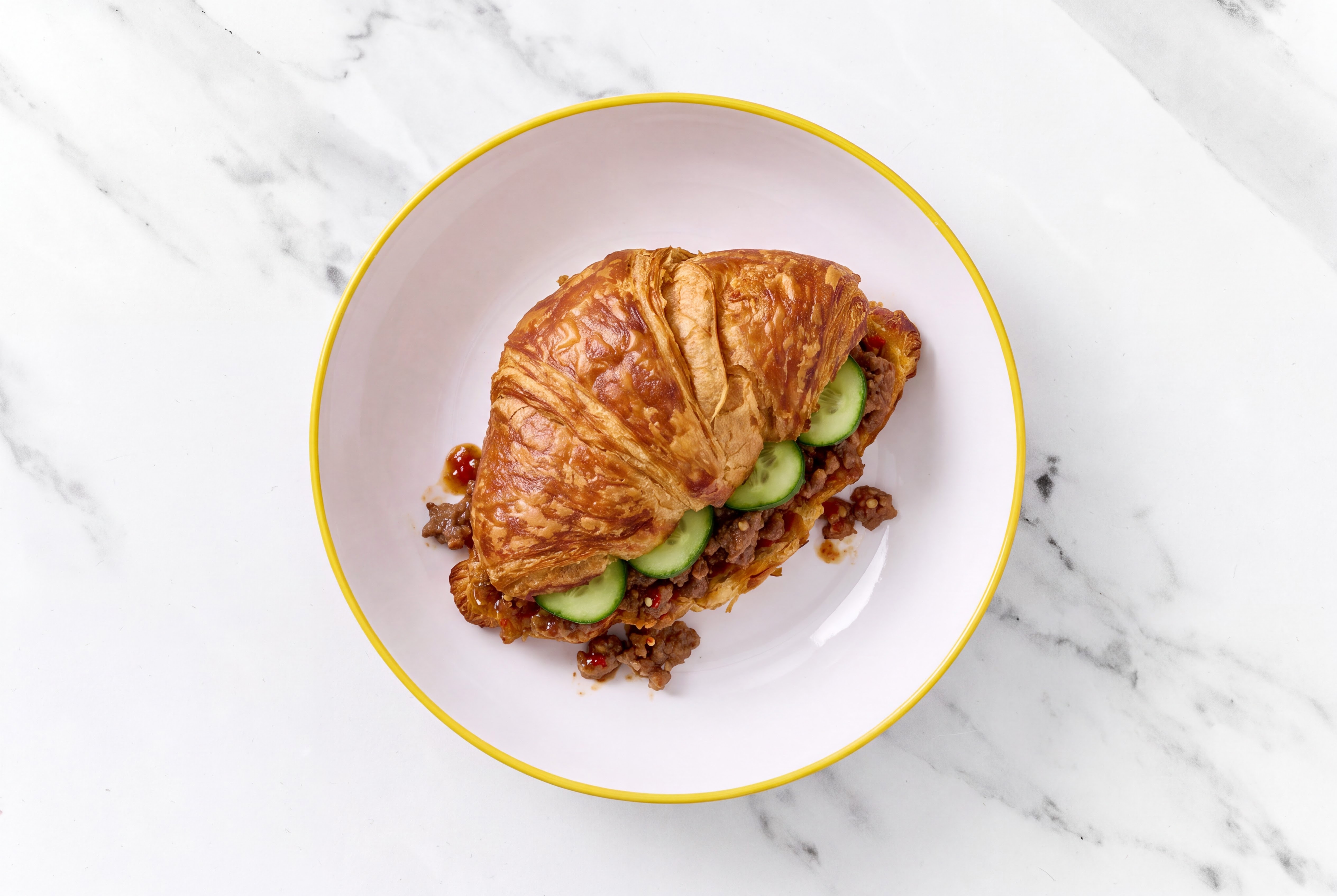 Crisp Sesame 93/7 Lean Ground Beef Sandwich