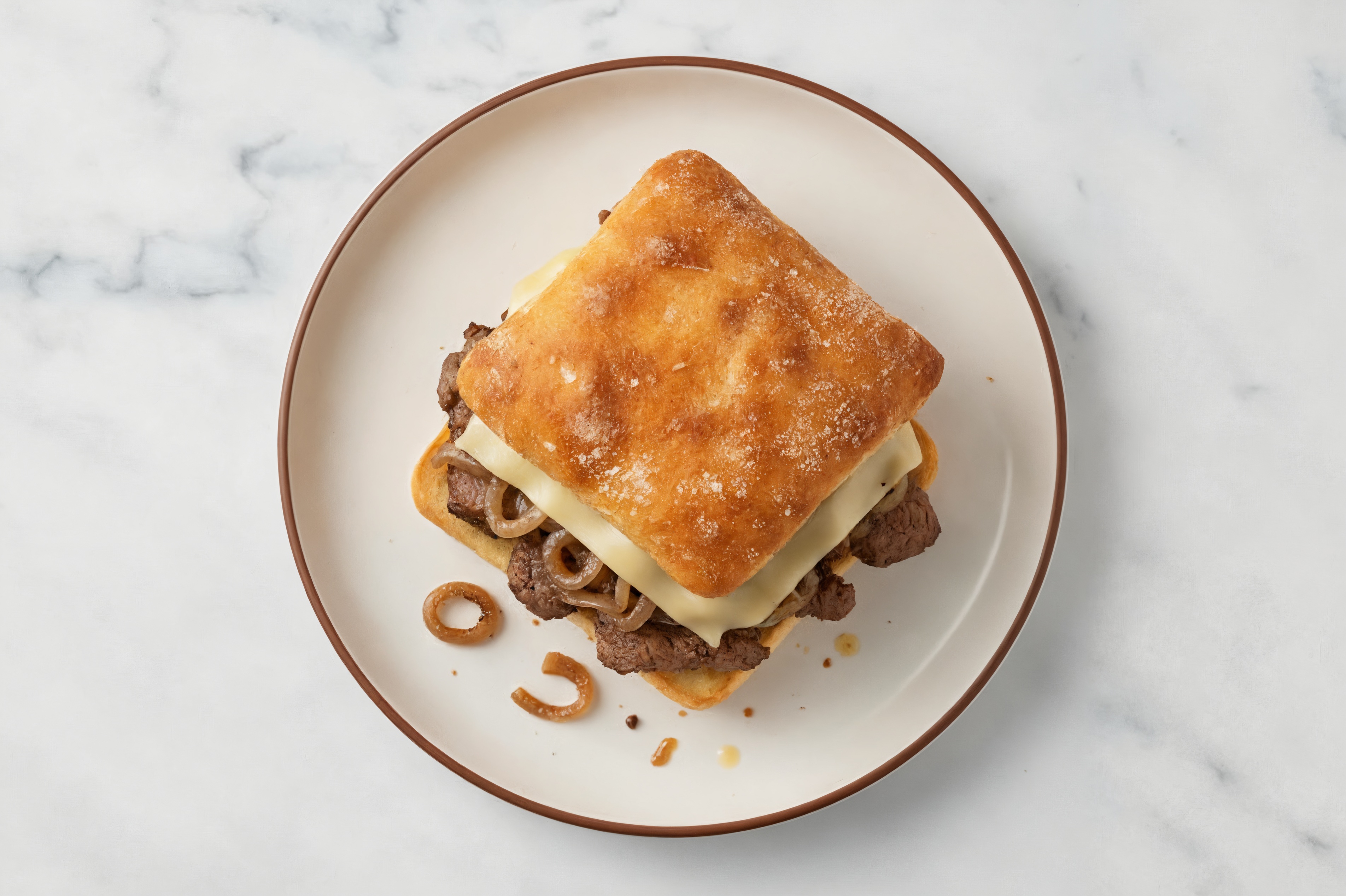 Deluxe Lamb Sandwich with Caramelized Onions