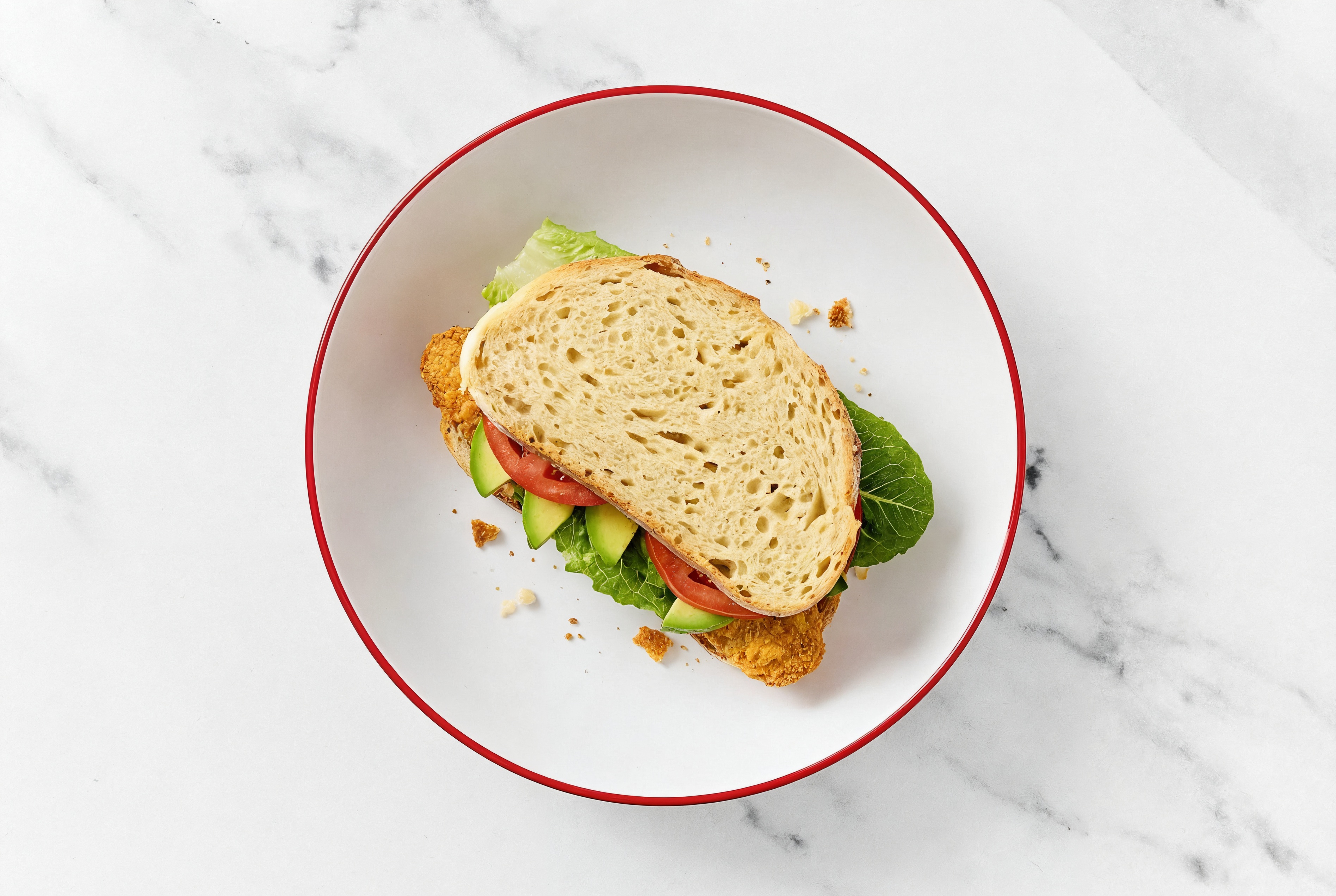  Deluxe Crispy "Chicken" Sandwich