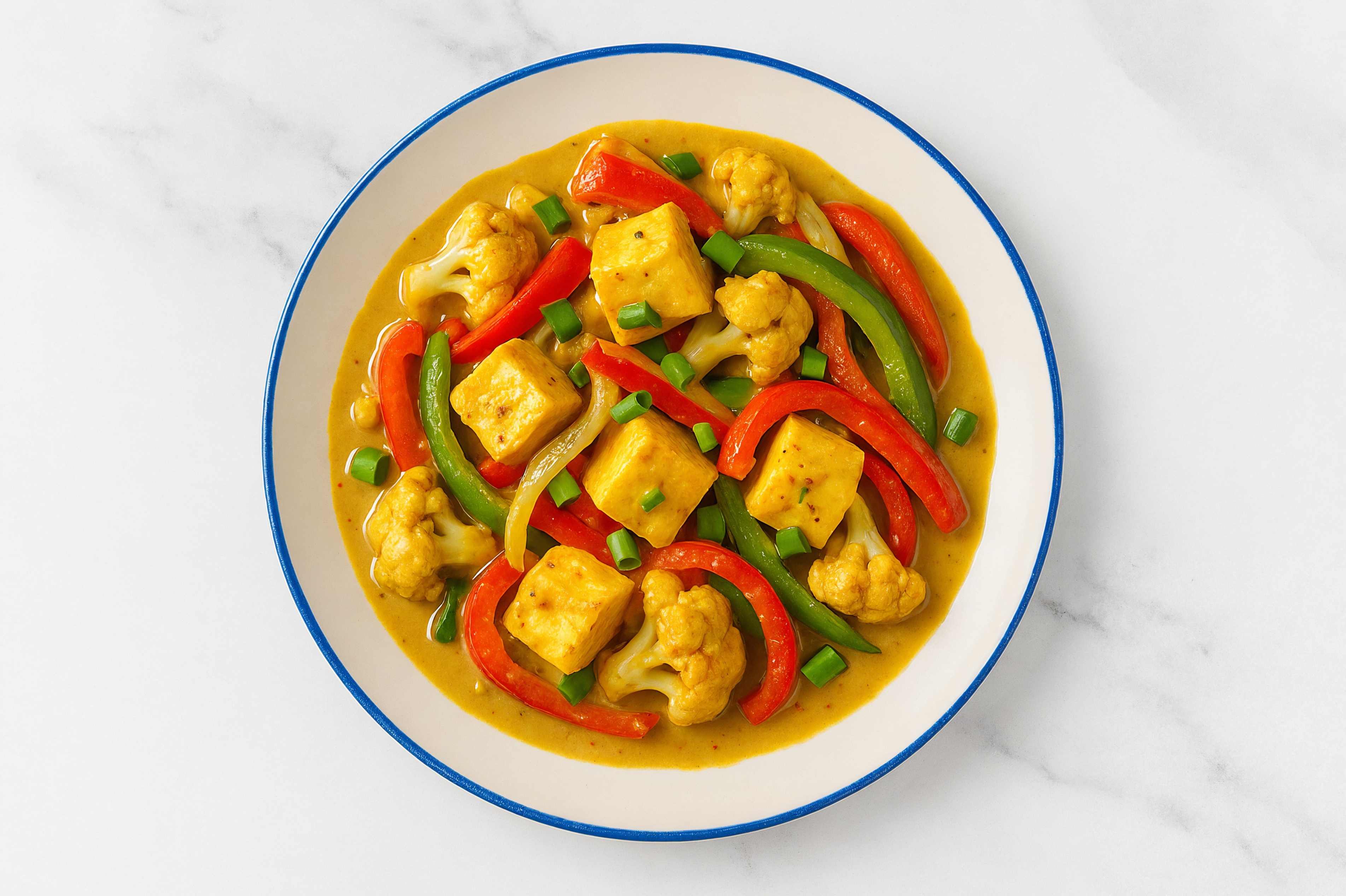 All-in-One Curried Soft & Creamy Paneer + Veggies