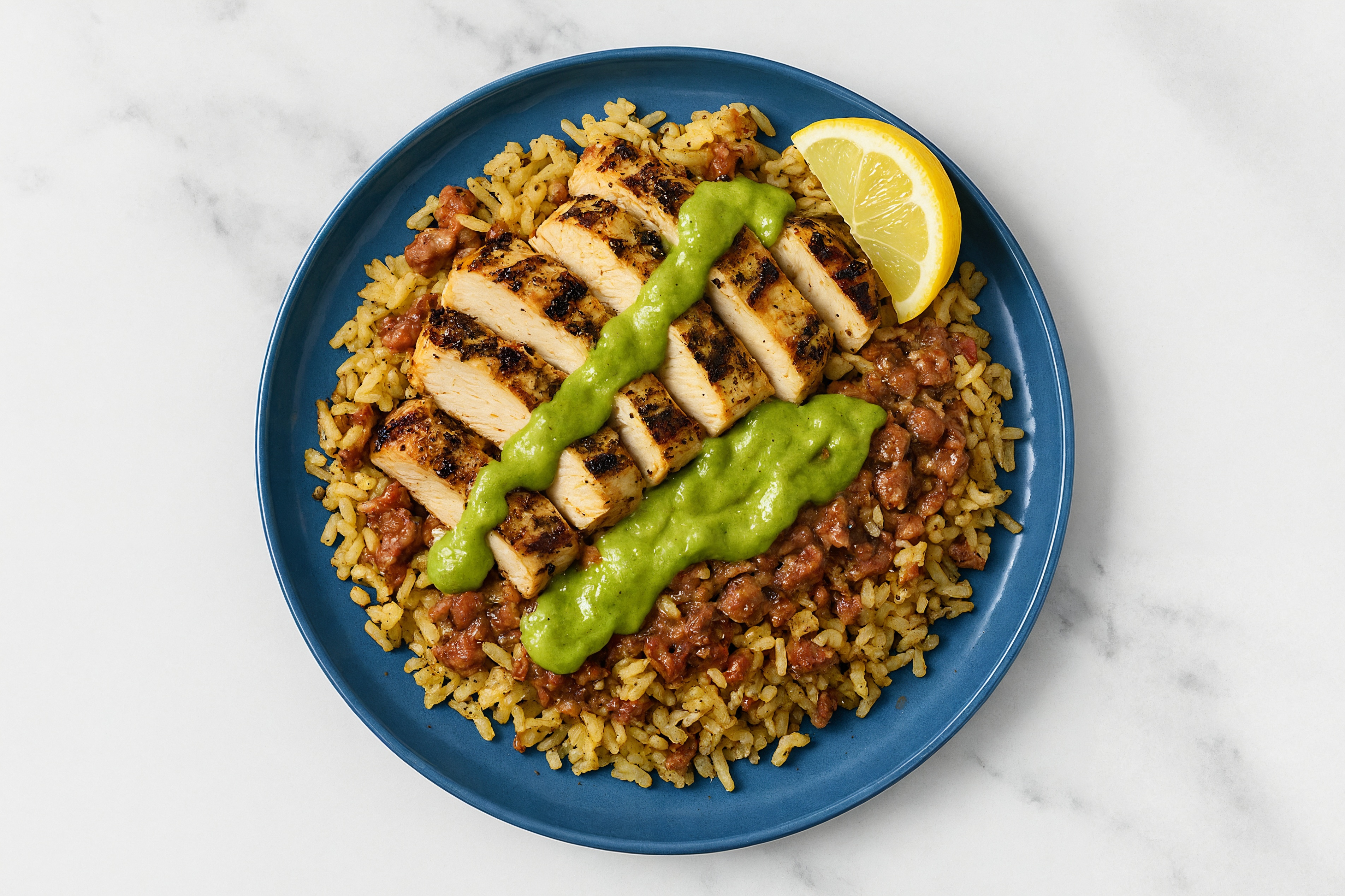 Zesty Grilled Mediterranean Chicken Breast Burrito Bowl