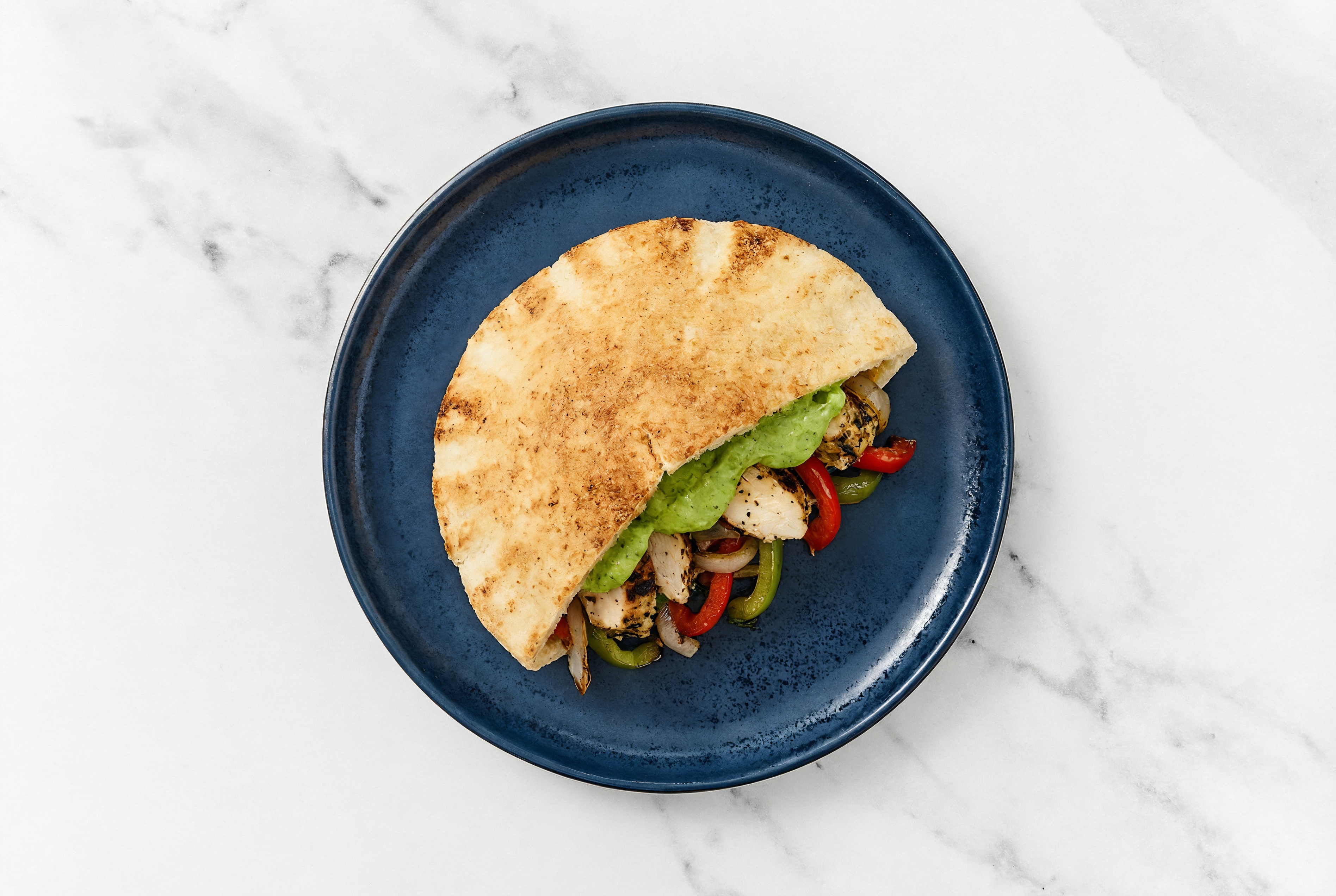  Fajita in a Traditional Pita