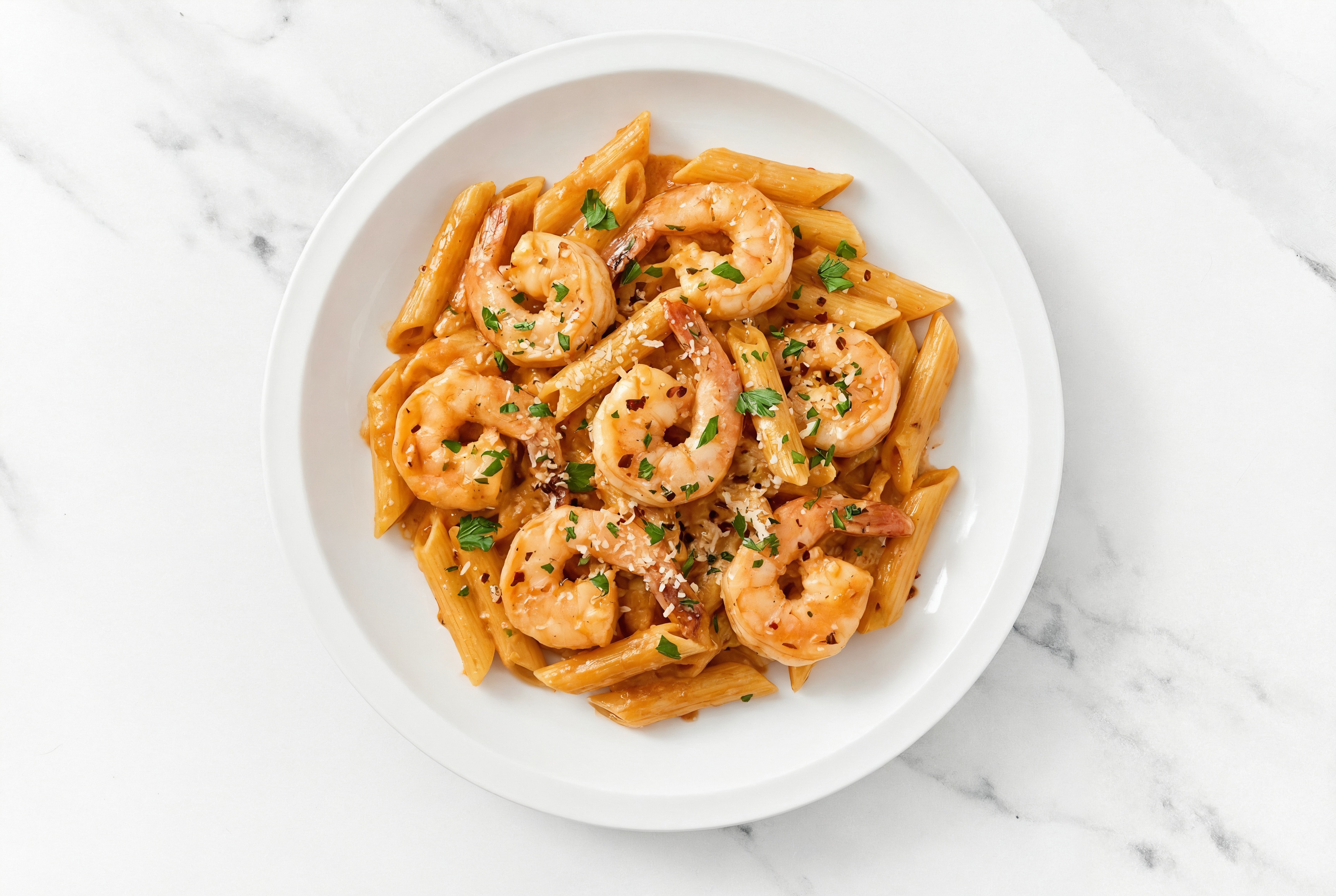 Jumbo Shrimp Sourdough Penne Rigate alla Vodka