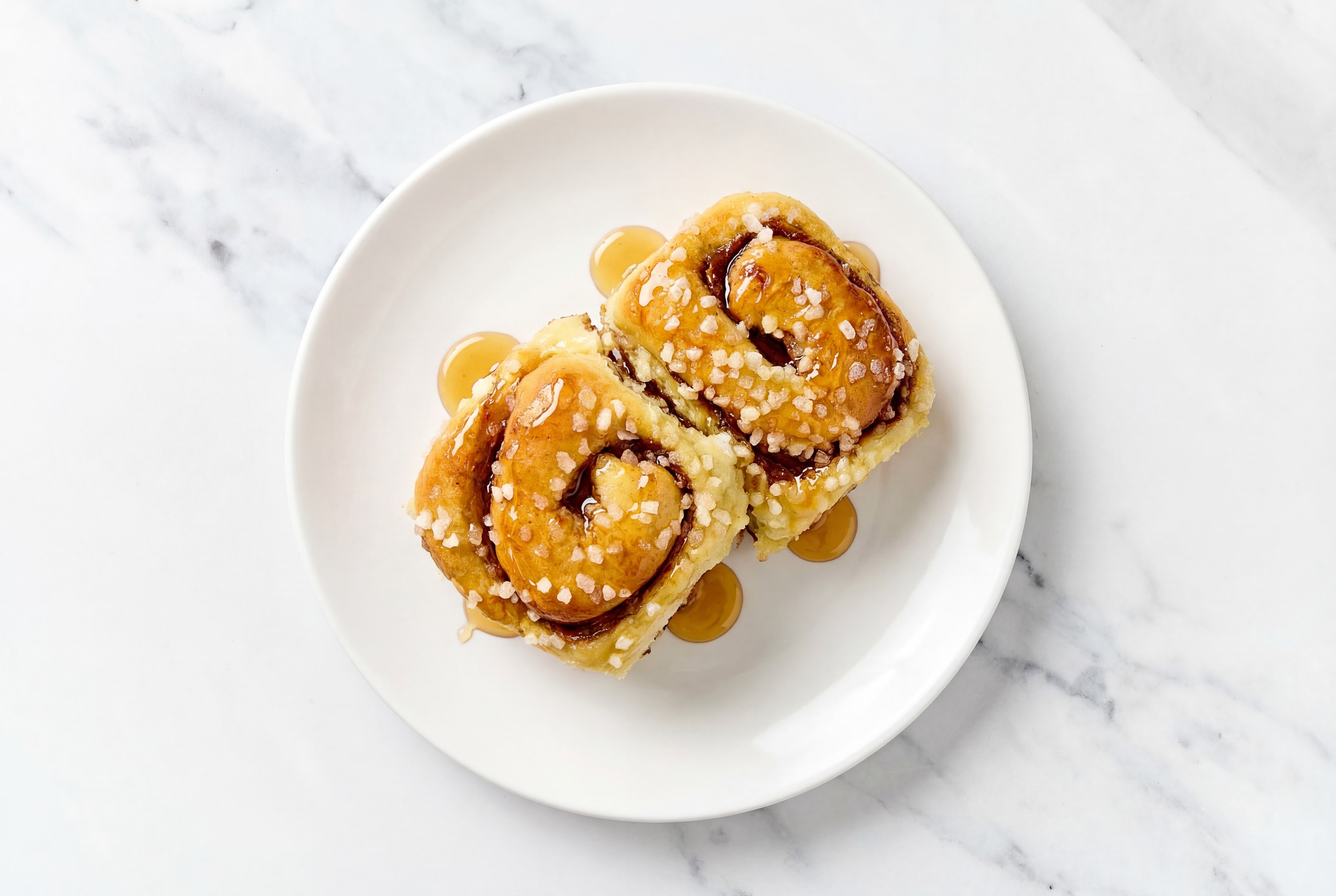 Cinnamon Brioche Rolls & Raw Honey