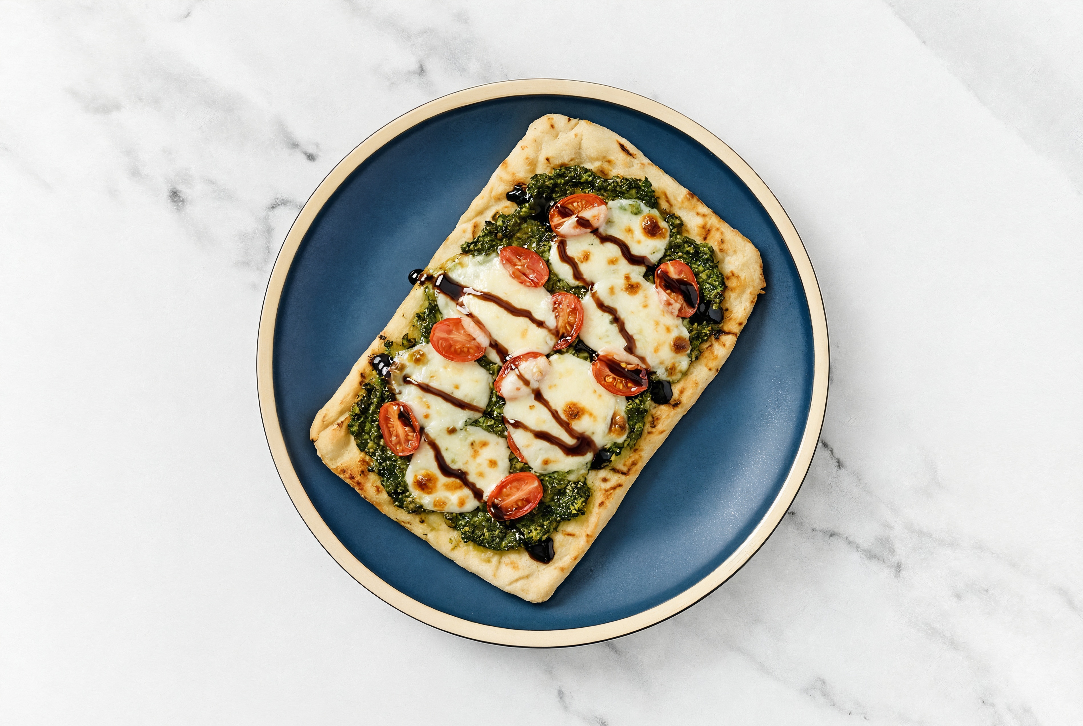 Balsamic Kale Pesto Wood Grilled Pizza Crusts