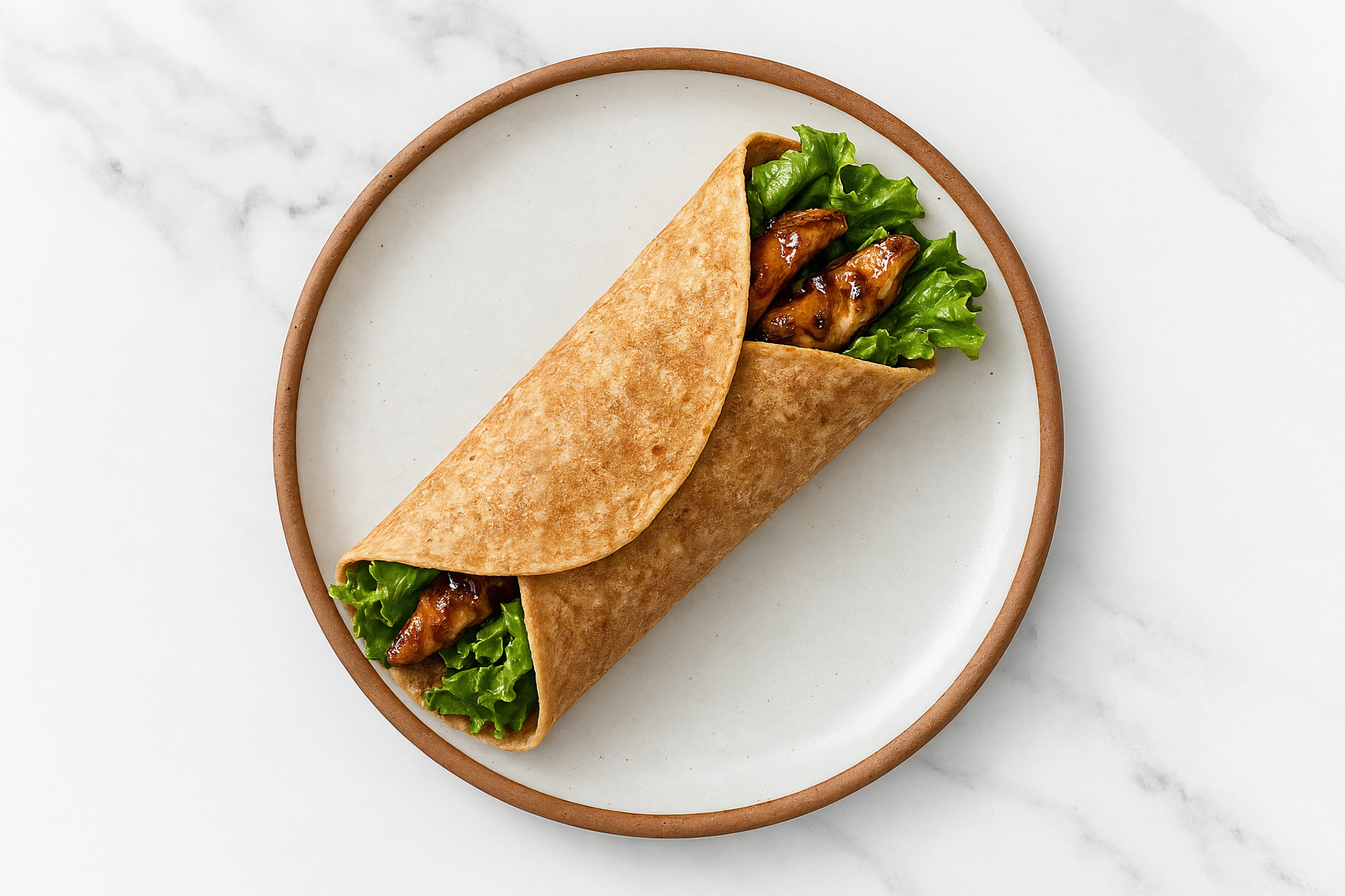 Tangy Black Pepper Chicken Wrap