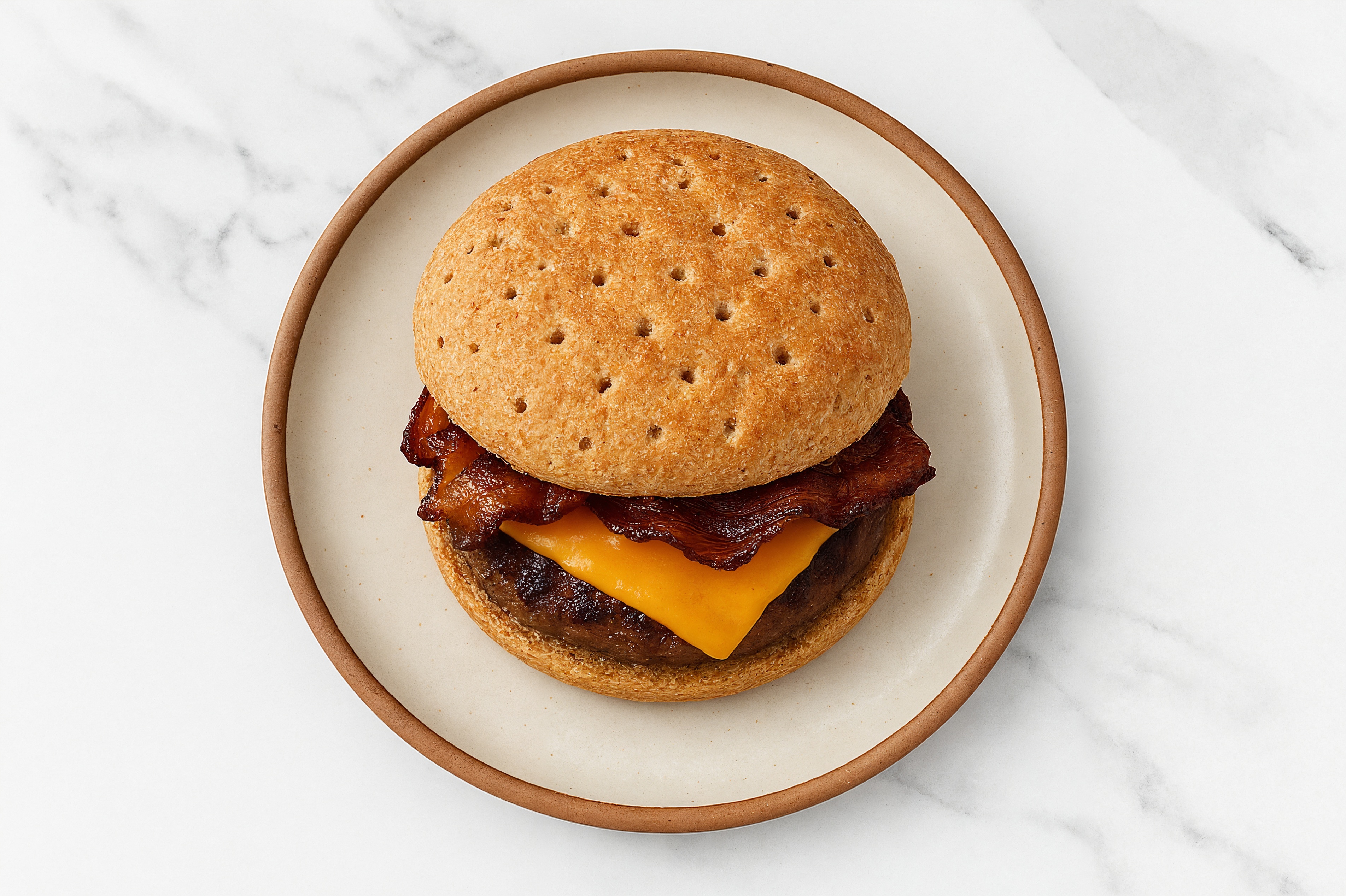 Juicy MyBacon Cheeseburger with Wagyu Beef Patties