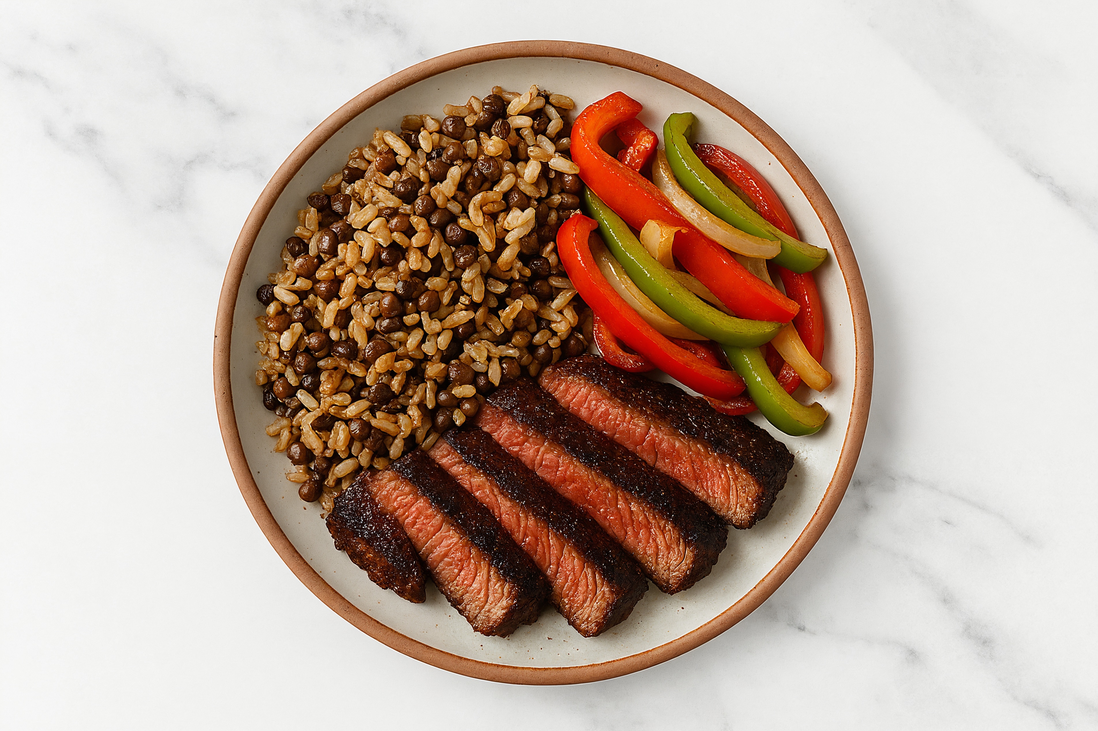 Blackened Steak + Veggie Power Bowl