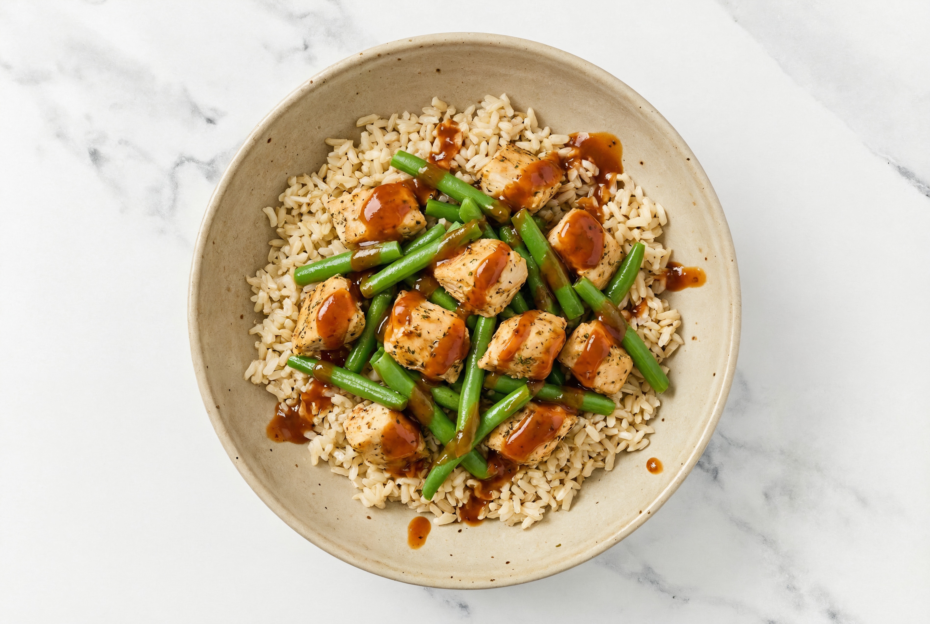 Smoky Chicken Brown Rice Bowl