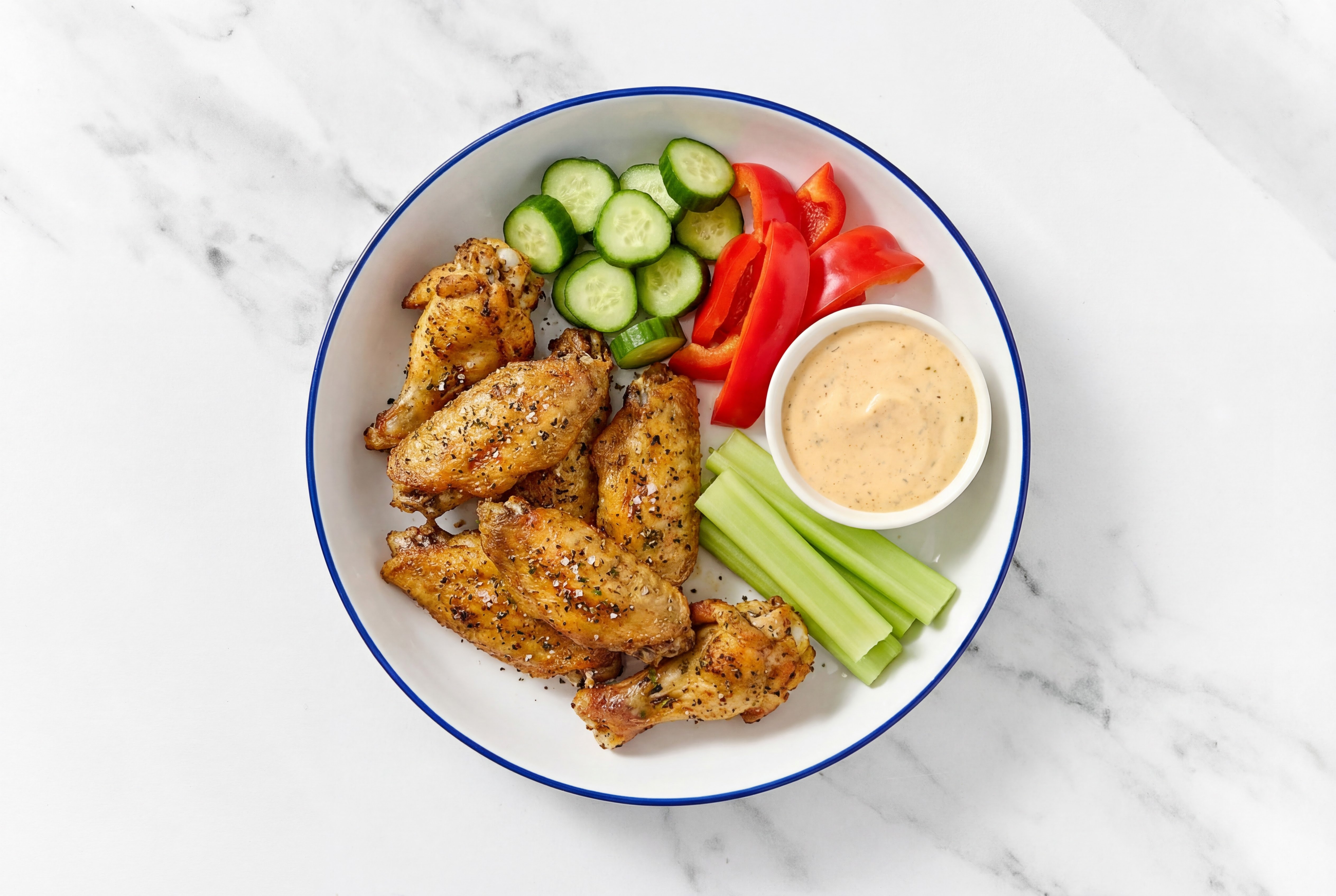 Crispy Buffalo Oven Wings