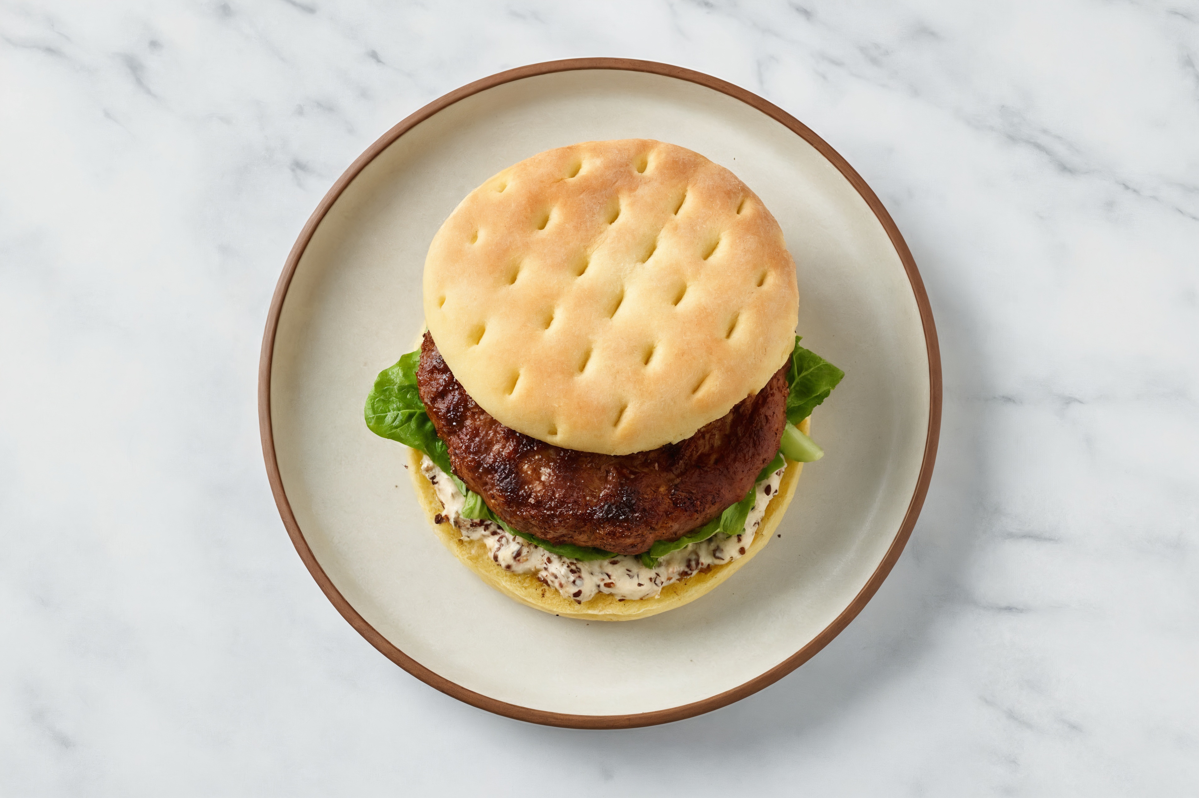 Creamy Za'atar Beyond Burger