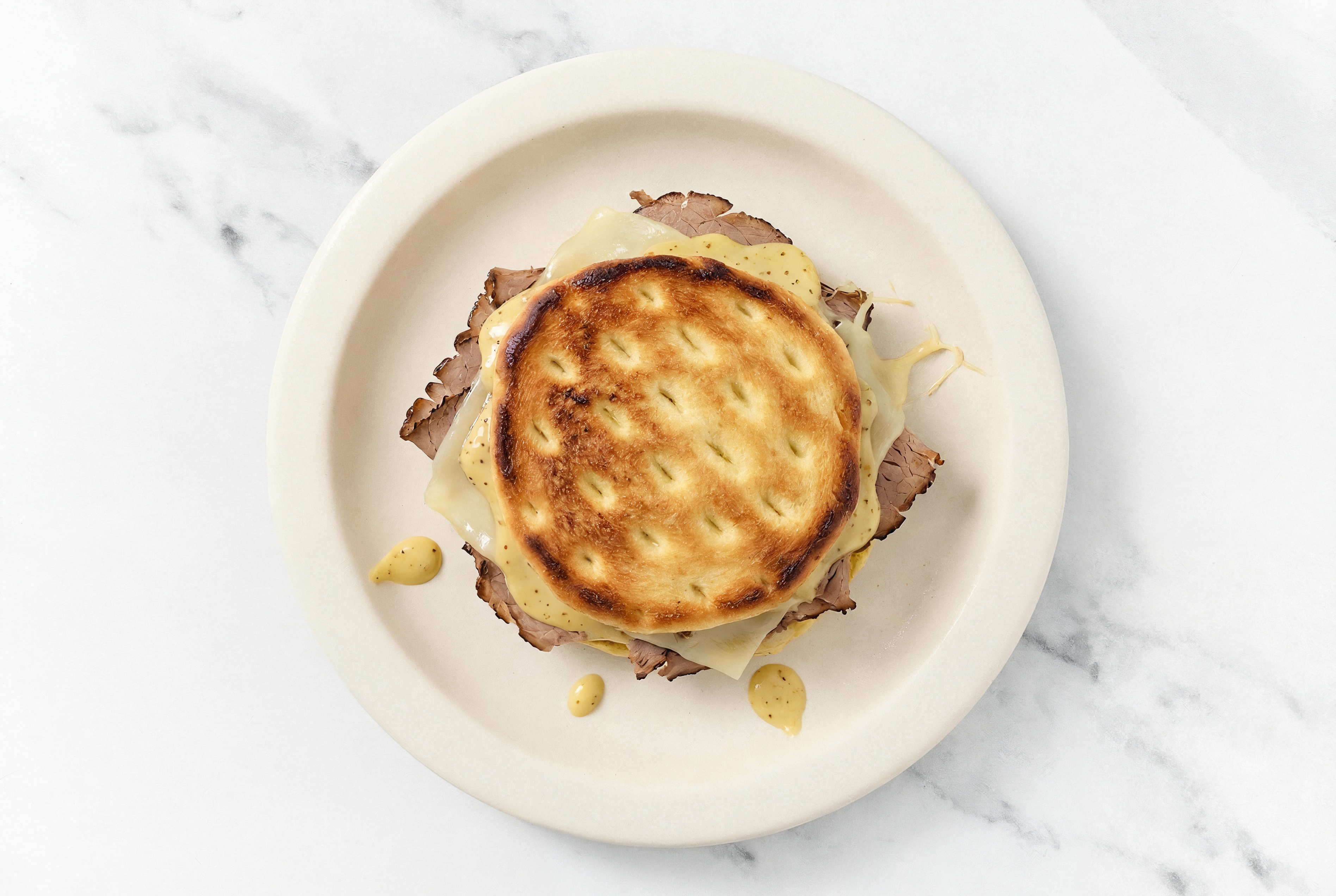 Brioche Roast Beef + Swiss Melt