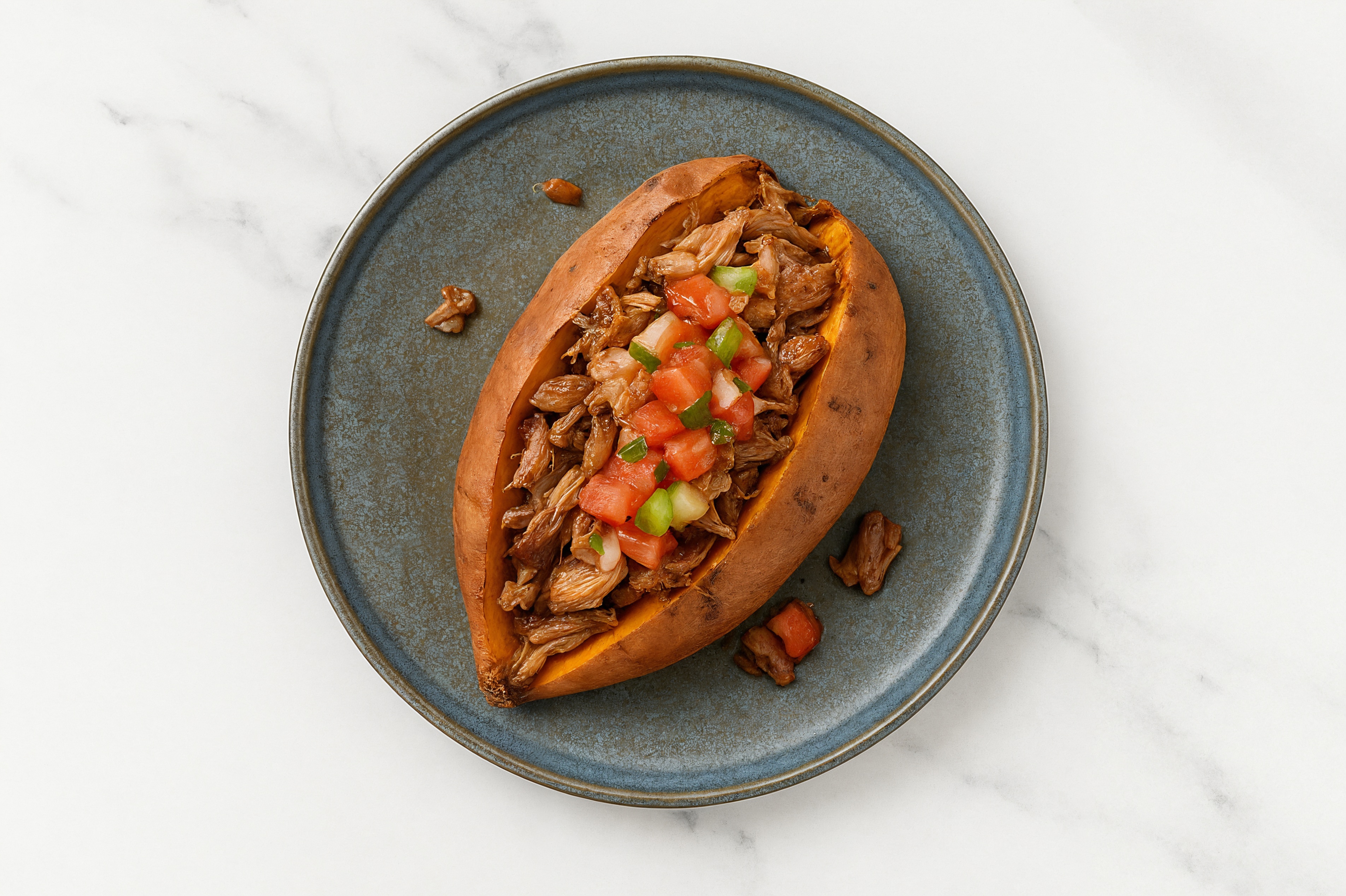 Stuffed Kalua Pork Sweet Potatoes