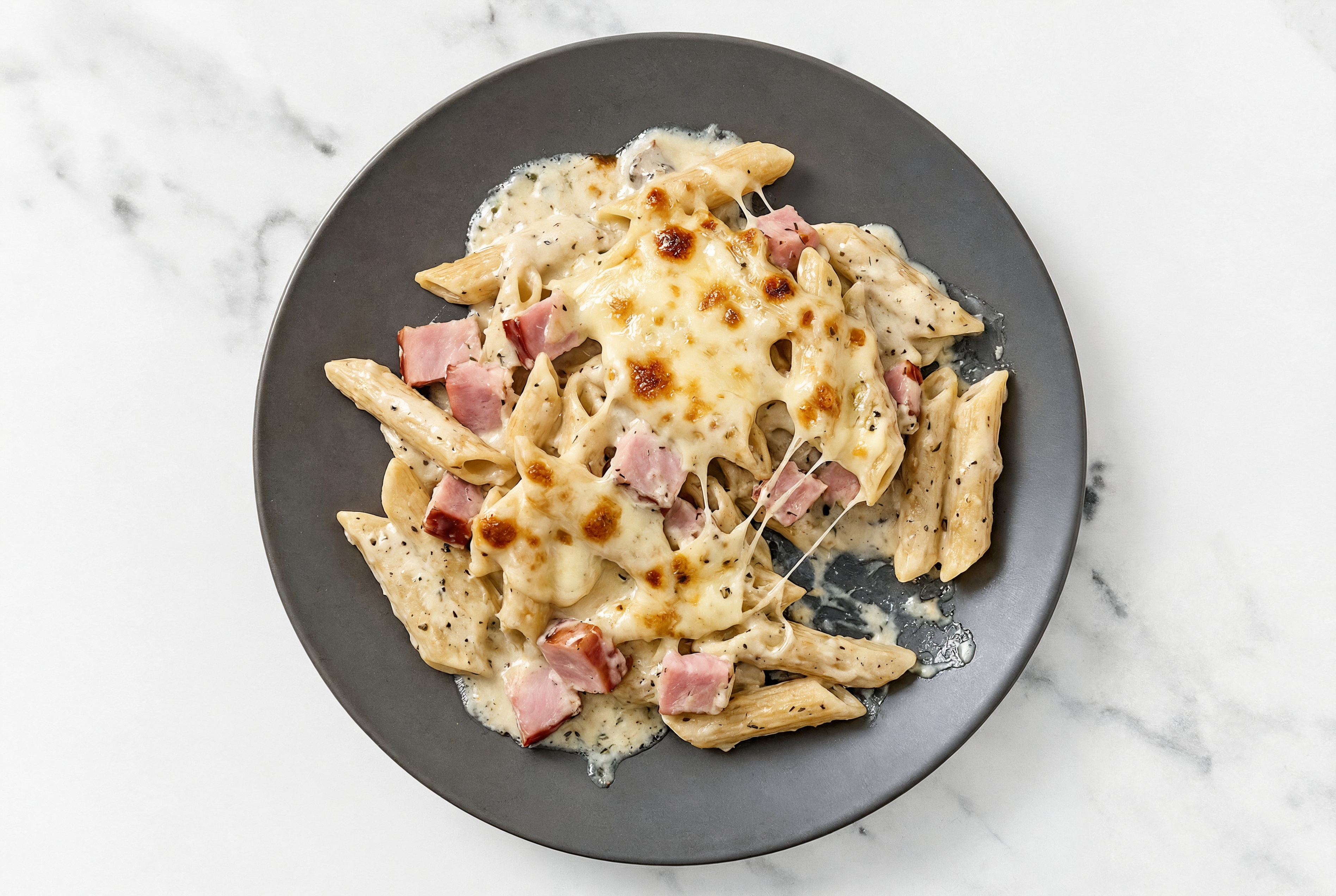 Cordon Bleu Casserole with Sourdough Penne Rigate