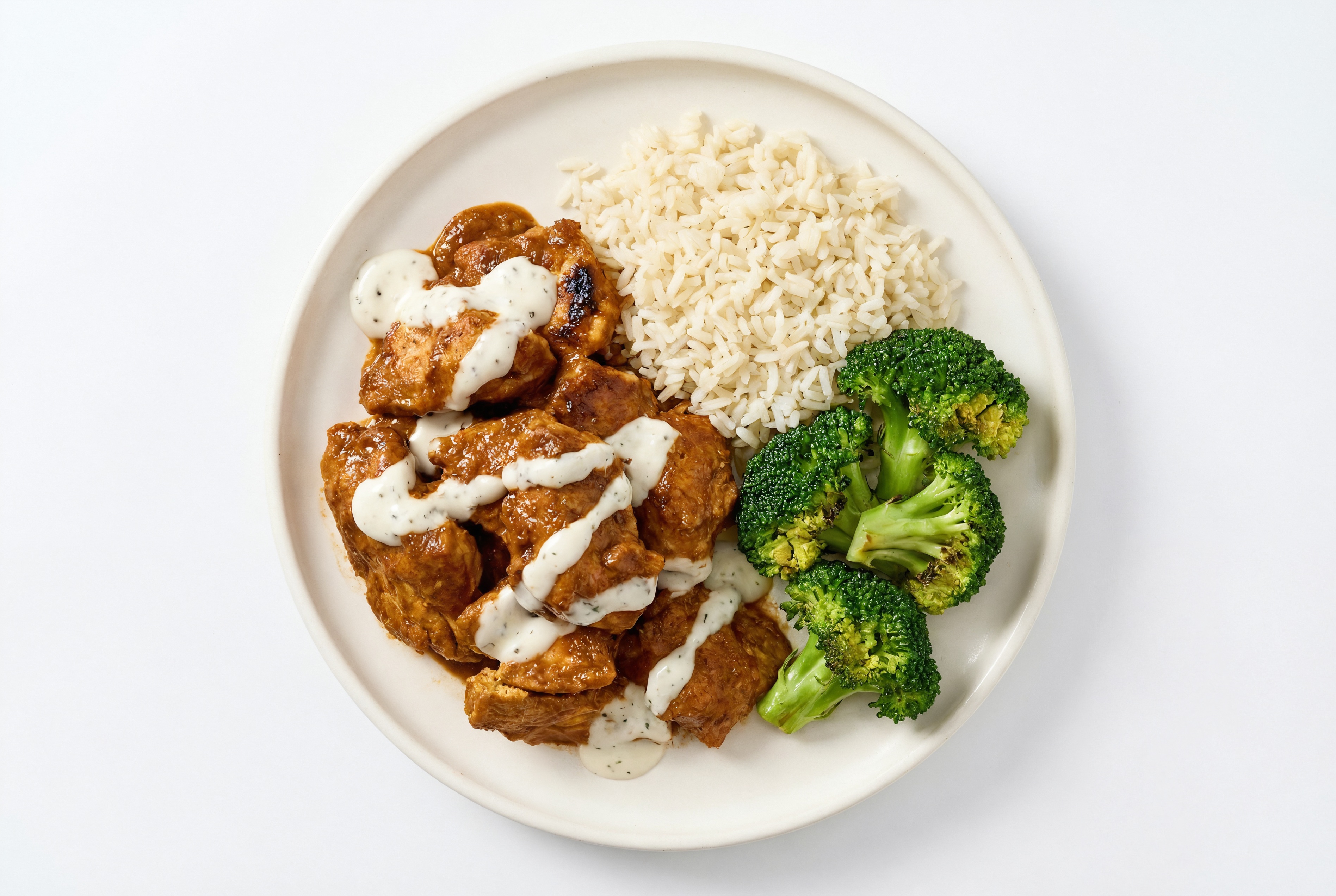  Creamy Garlic Tandoori Chicken Long Grain White Rice Bowl