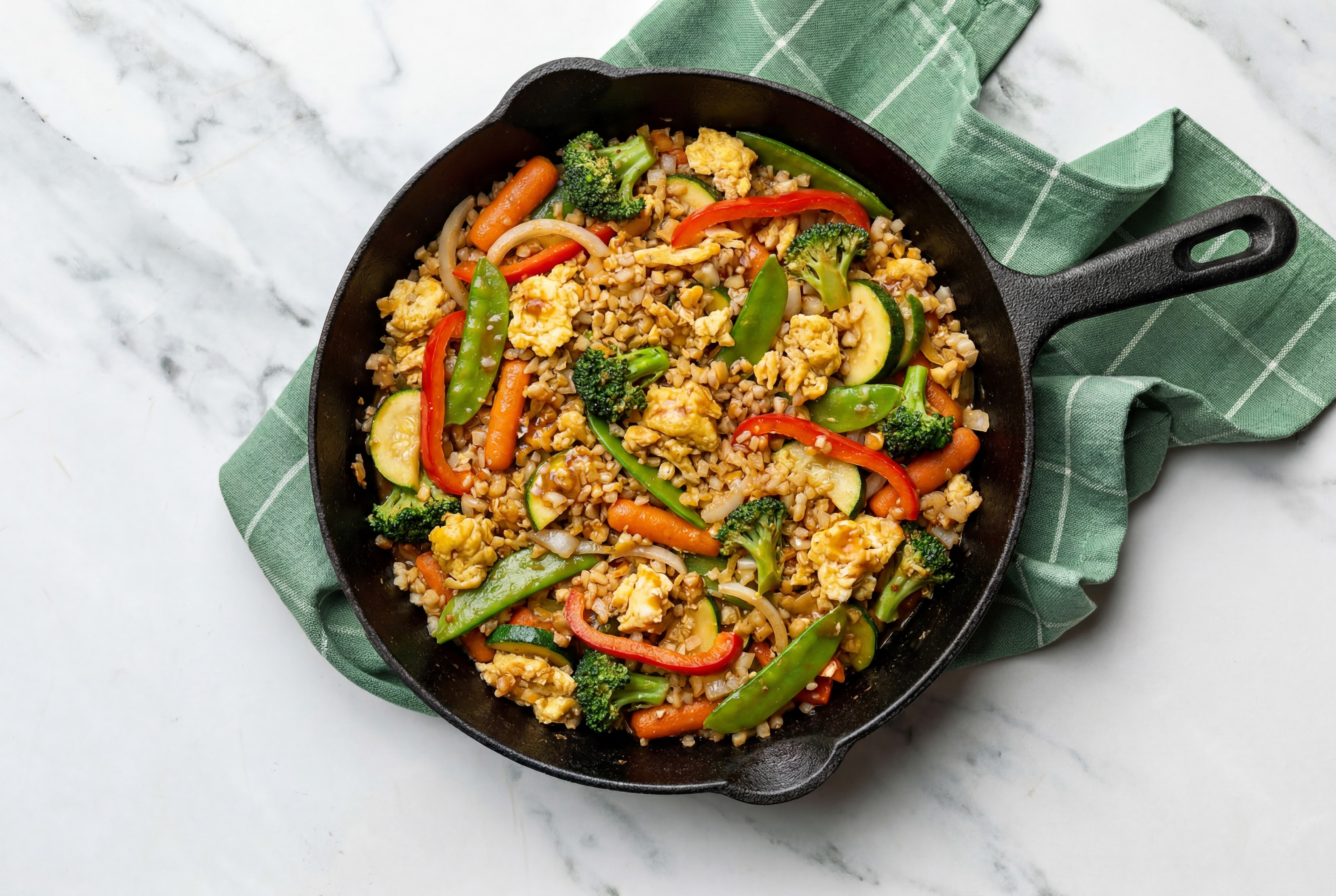 Grain-Free Fried Cauli Rice