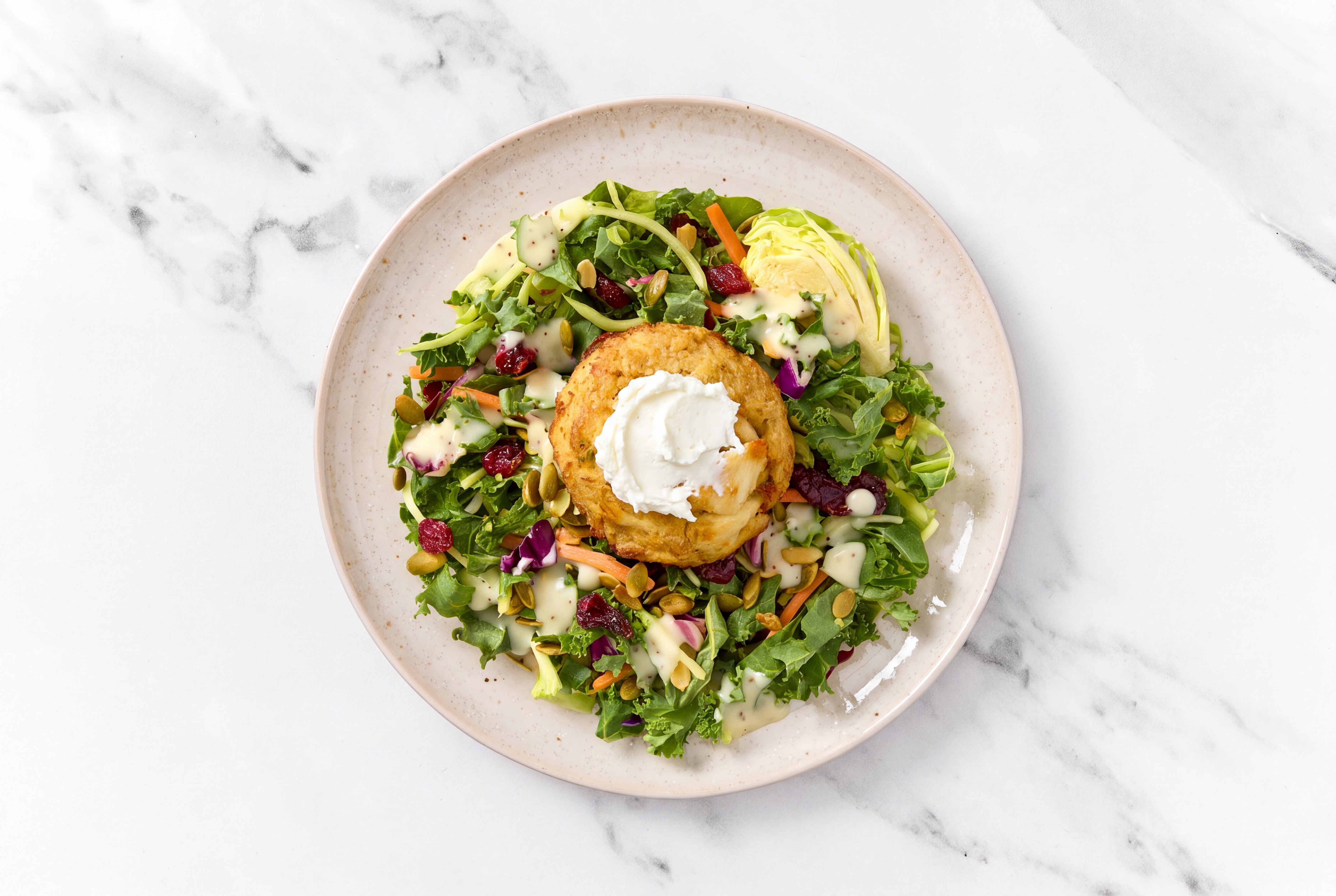 Herby Sweet Kale Jumbo Lump Crab Cakes Cake Salad